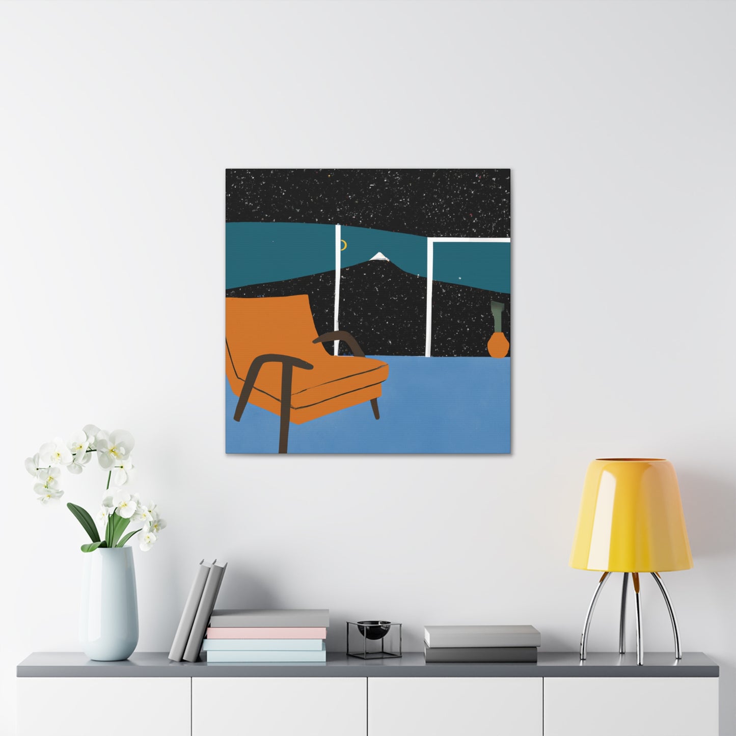 Solo Space - Midcentury Canvas