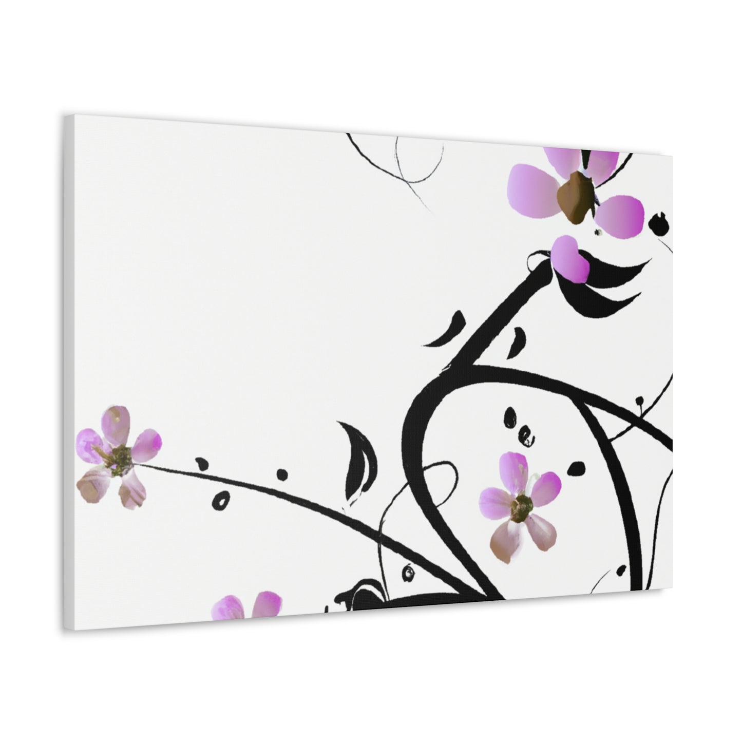 Carnation Cascade - Floral - Canvas