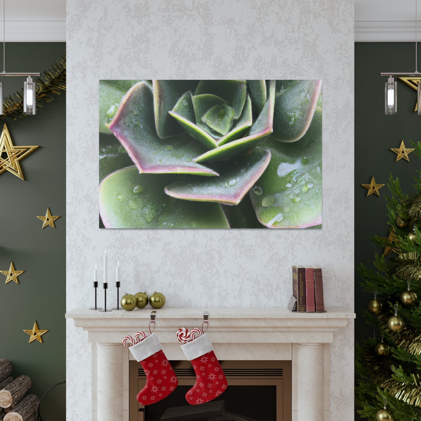 "Garden of Plenty." - Canvas - Succulent