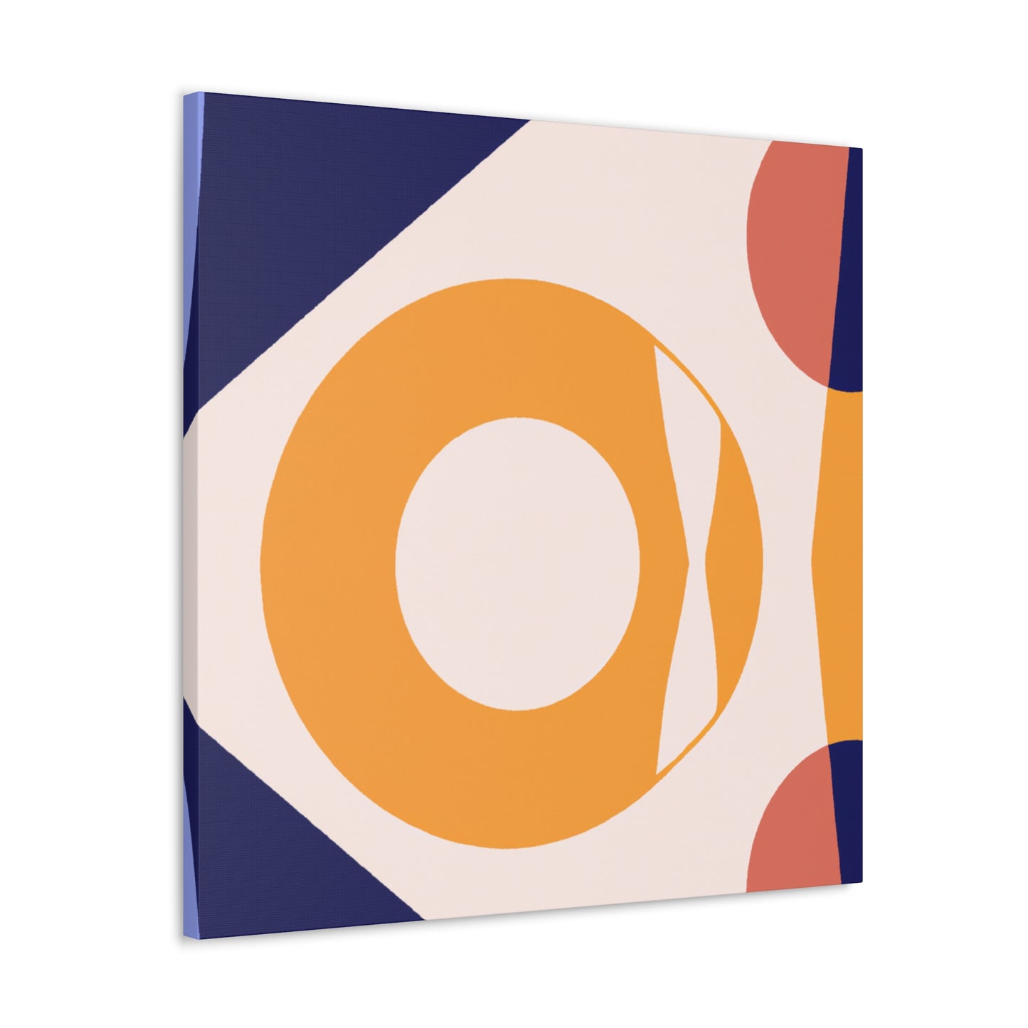 Spiraled Reflections - Midcentury - Canvas