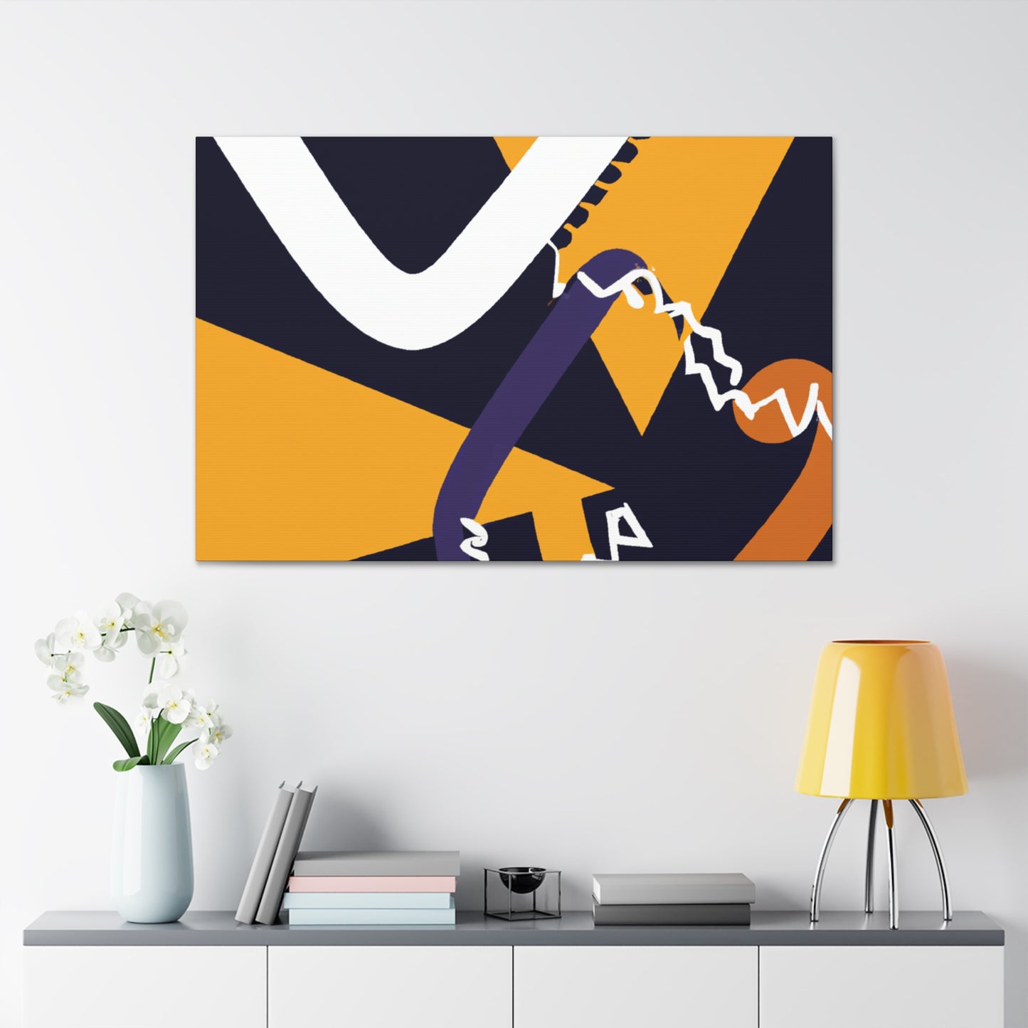 ModernMetropolis- Midcentury - Canvas