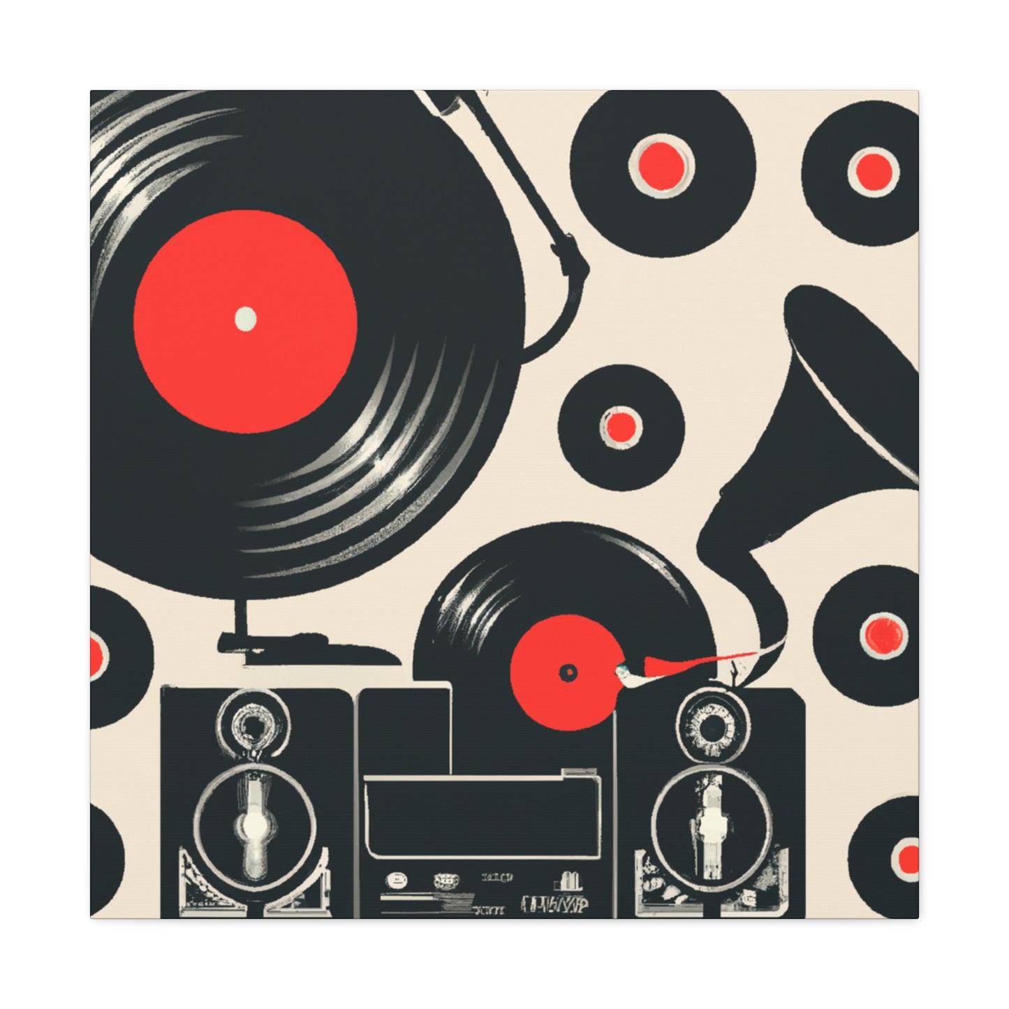 The Vinyl Studio - Retro Music and Film Canvas