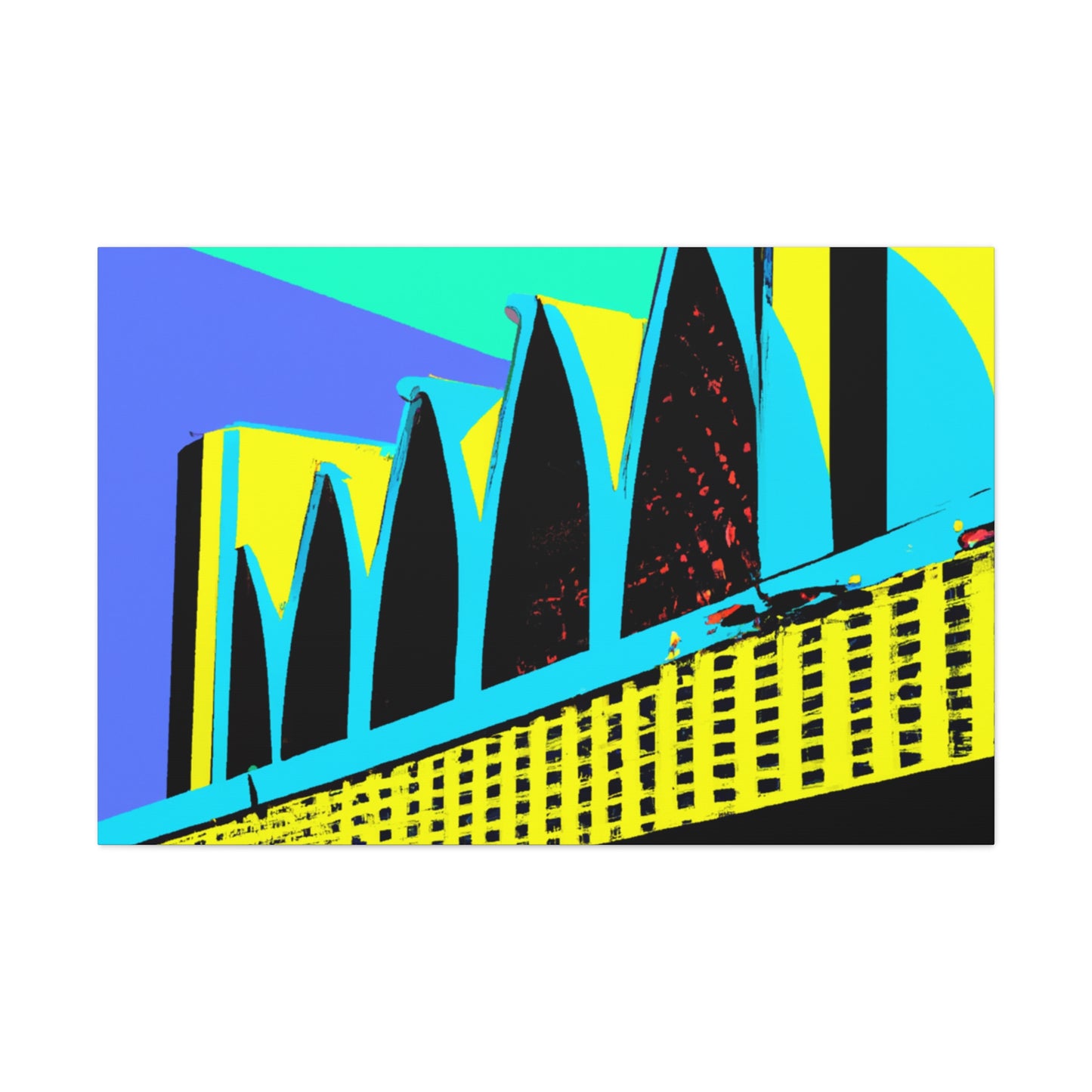 Teensome Twist-O-Rama Dance Hall - Canvas - Pop Art