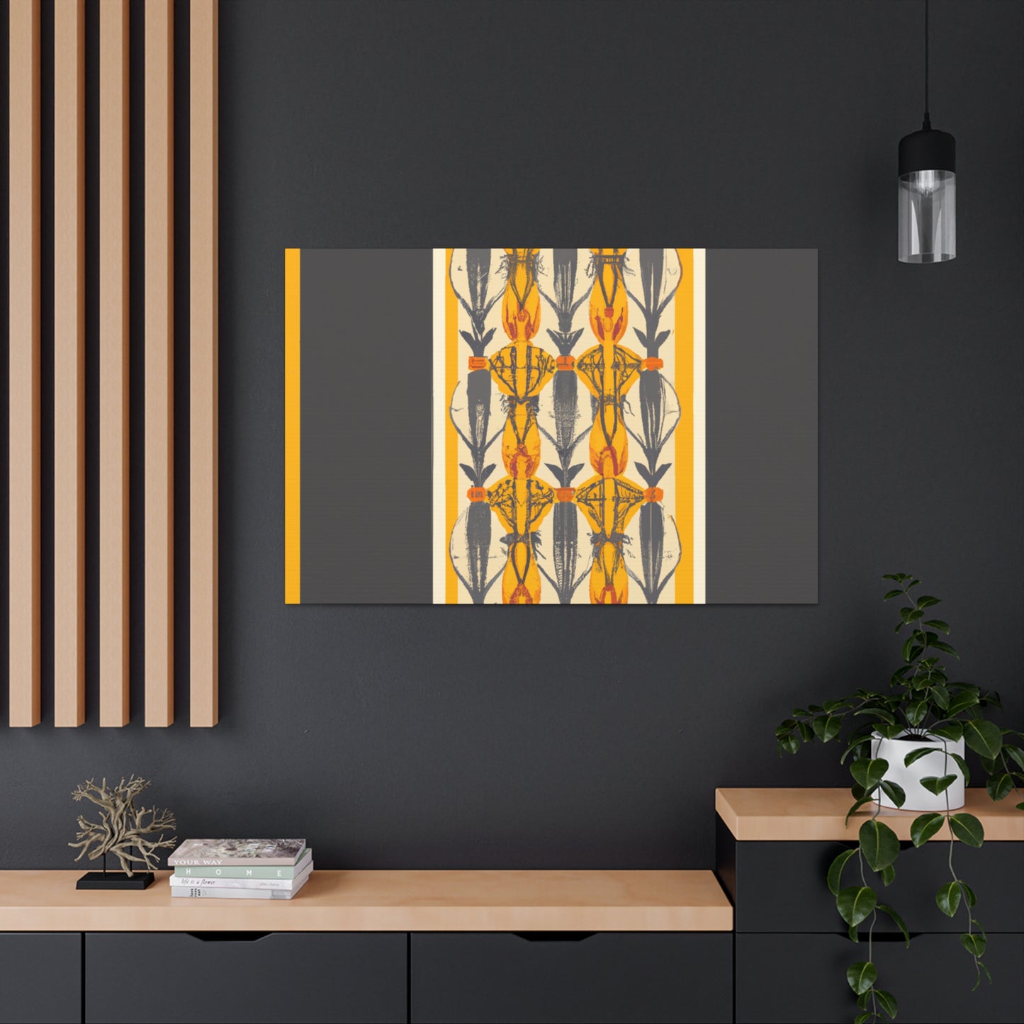 "Fuzzyjeepers" - MIdcentury Canvas