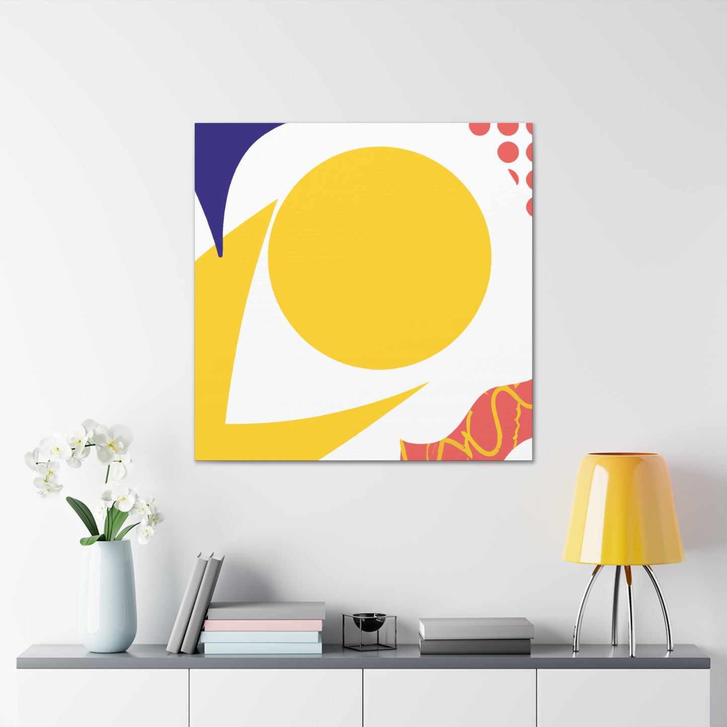 Radiant Grid- Midcentury - Canvas
