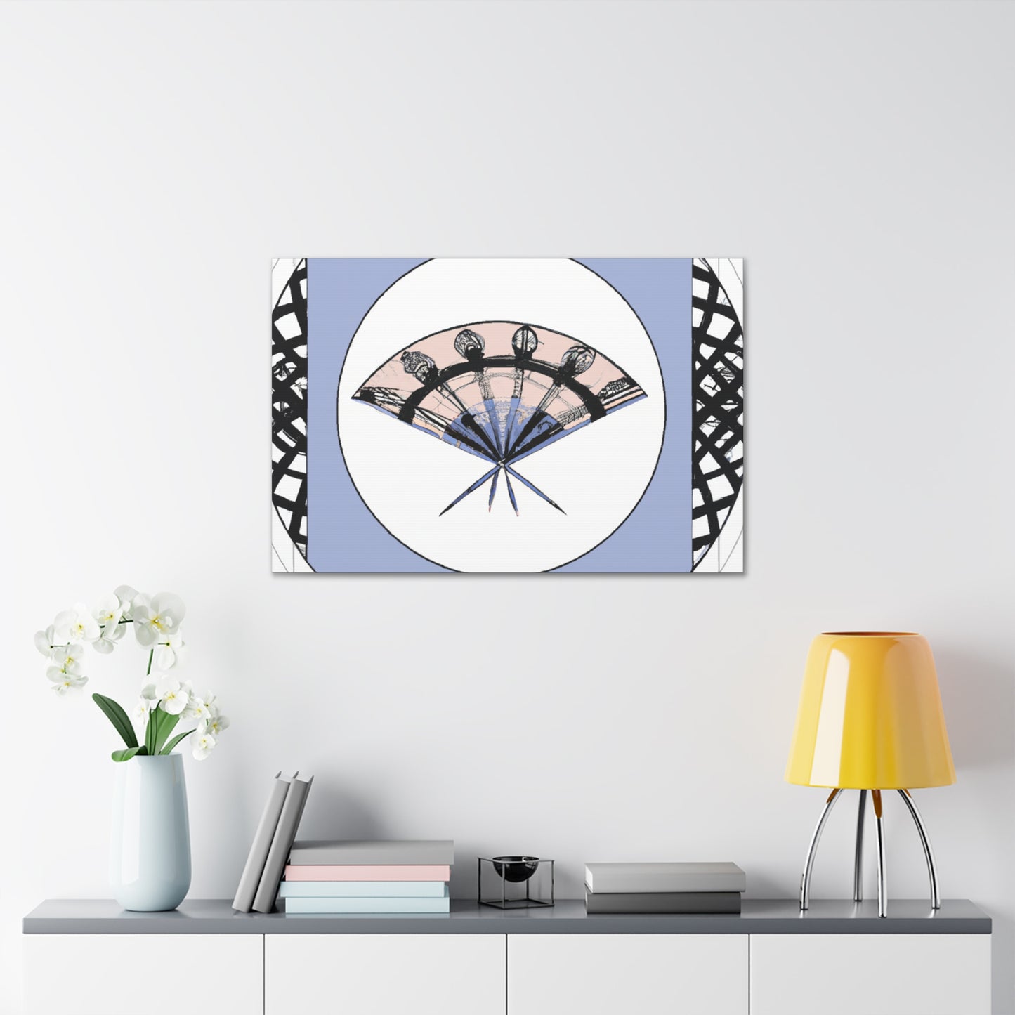 "Celestial Art Deco" - Art Deco Canvas