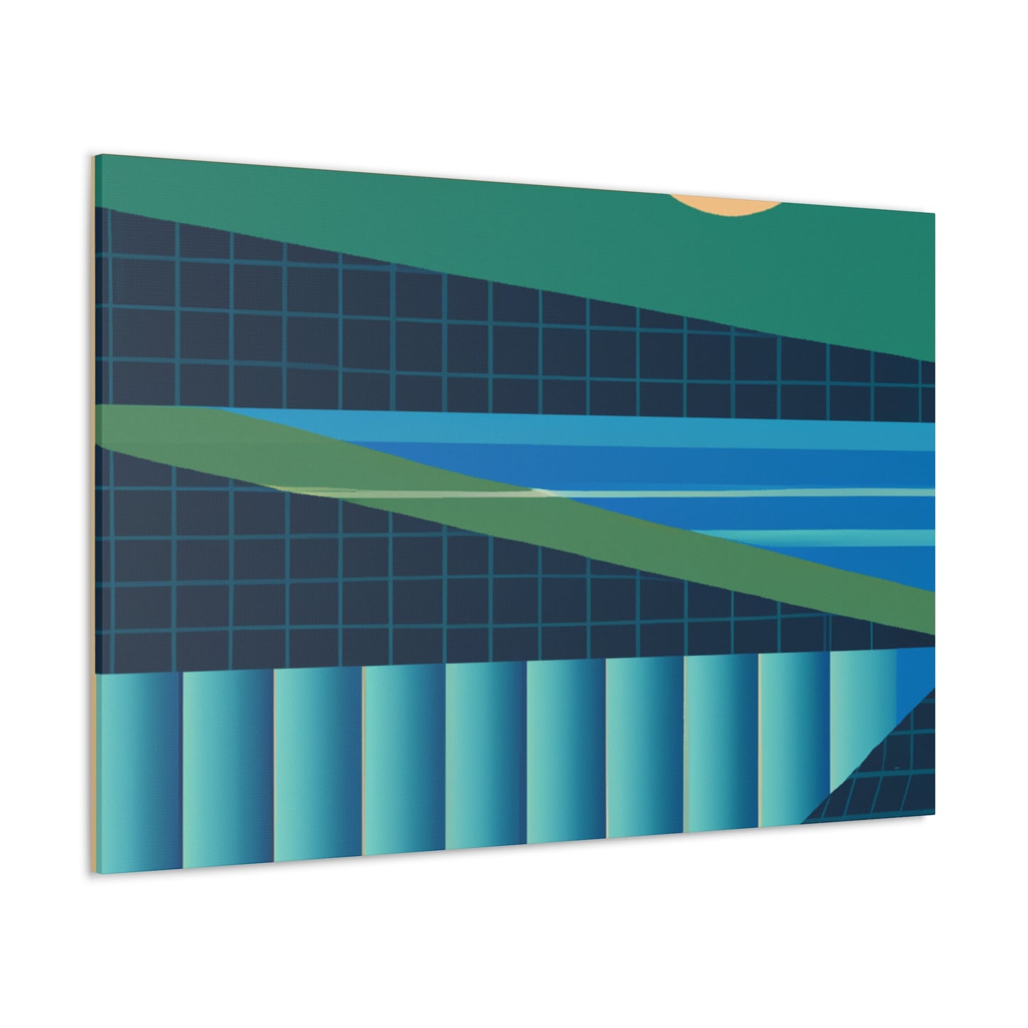 Streamy Pangolin. - Midcentury Canvas