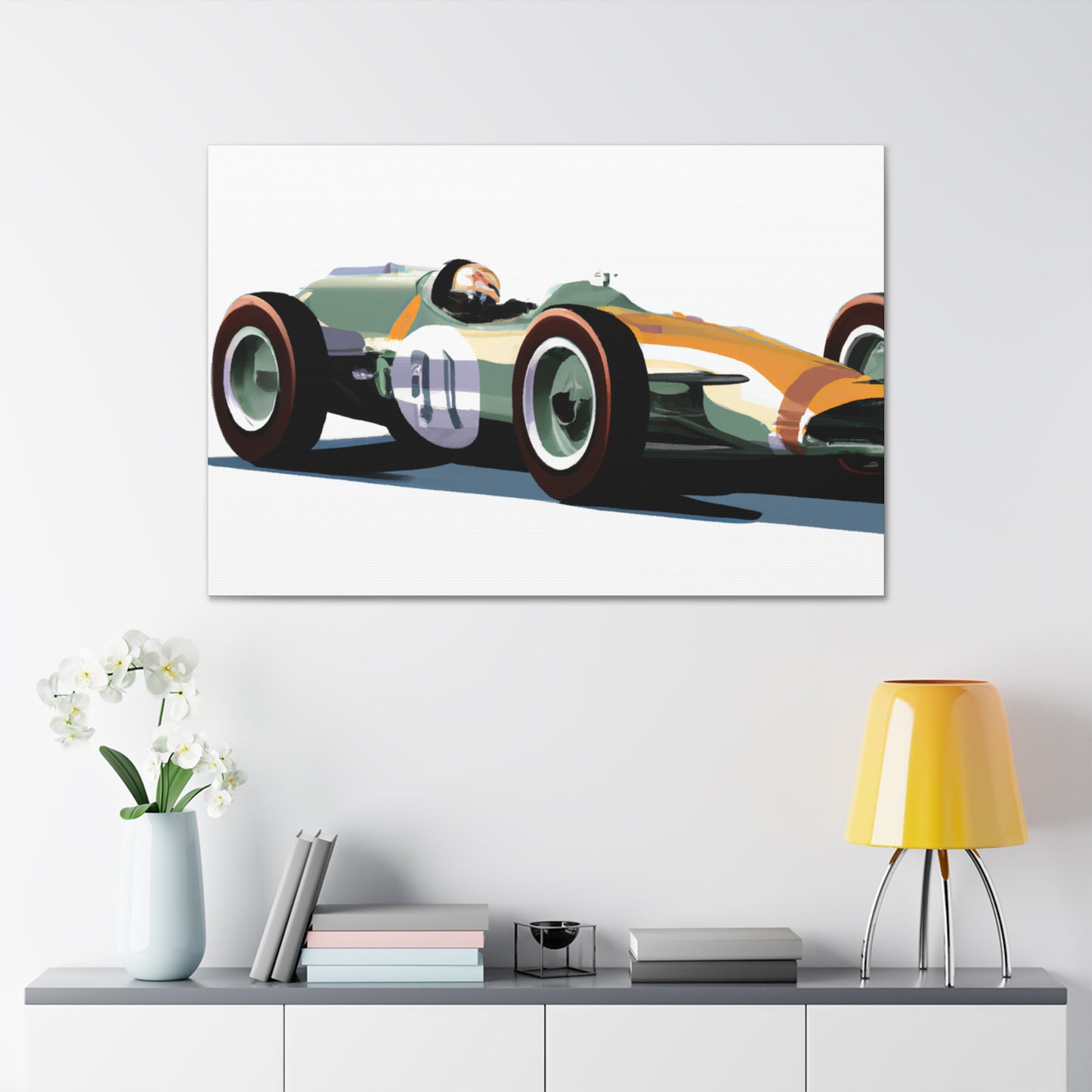 The Red Streak - Automobile - Canvas