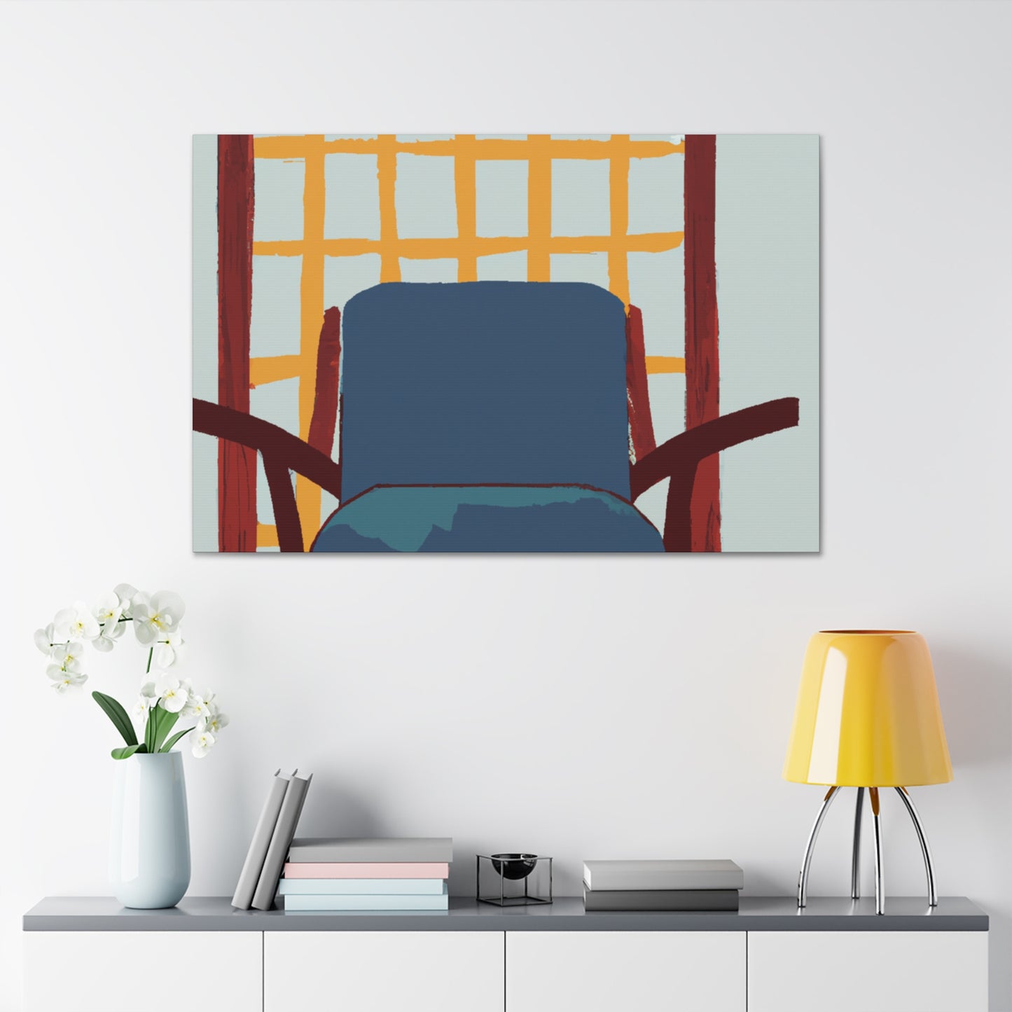 Blueback Flashgleam. - Midcentury Canvas