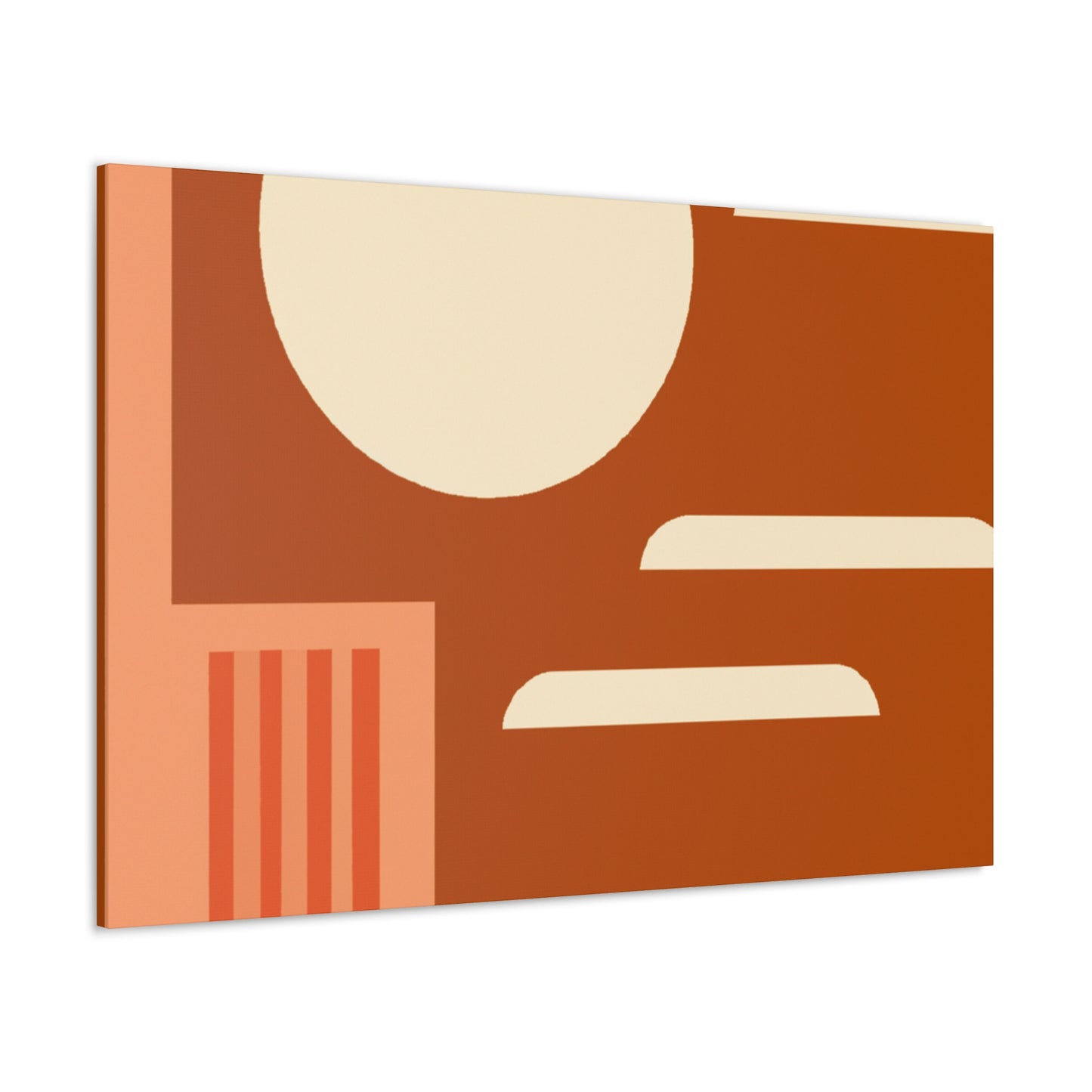Geometric Blooms - Midcentury - Canvas