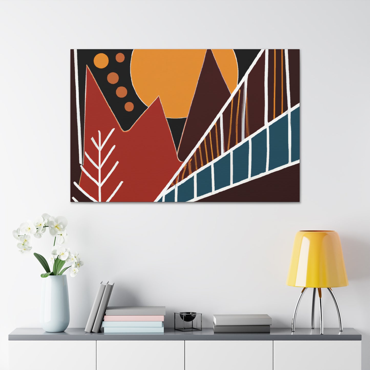 Dreamscape- Midcentury - Canvas