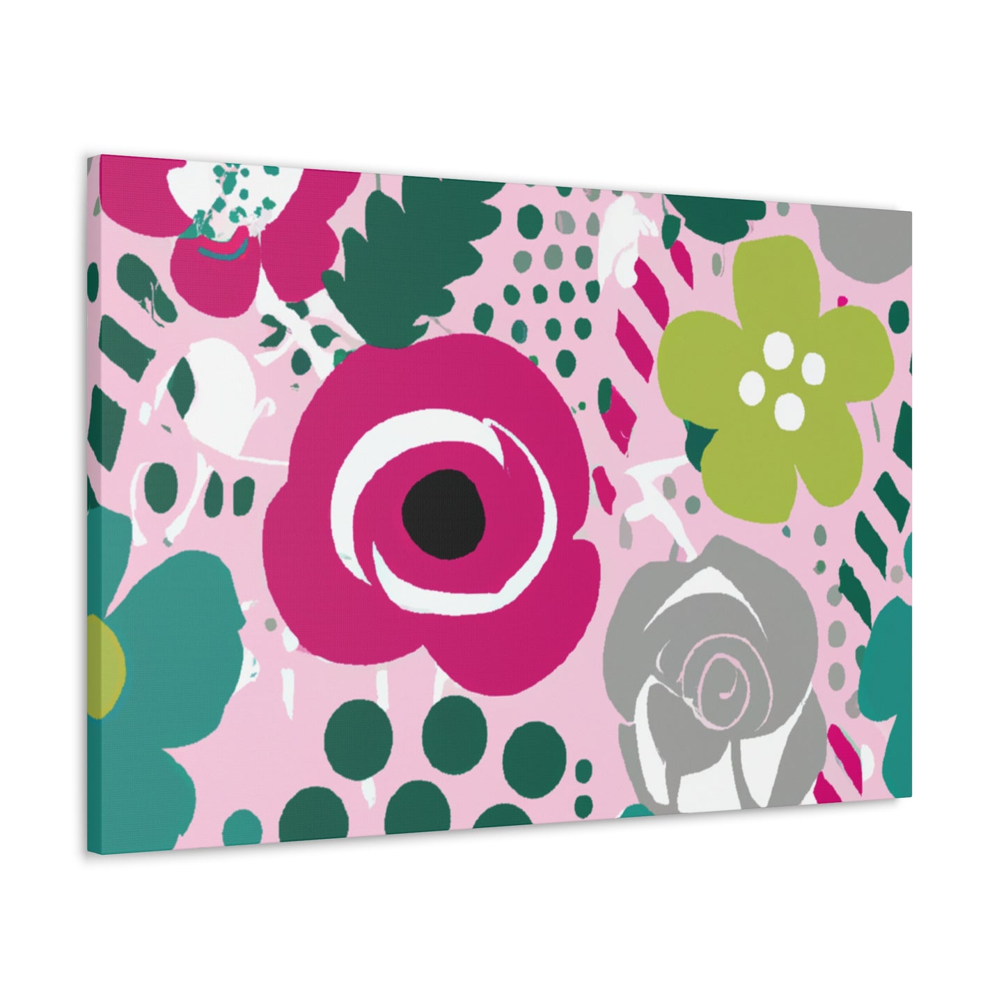 "Floral Fervor" - Floral Canvas