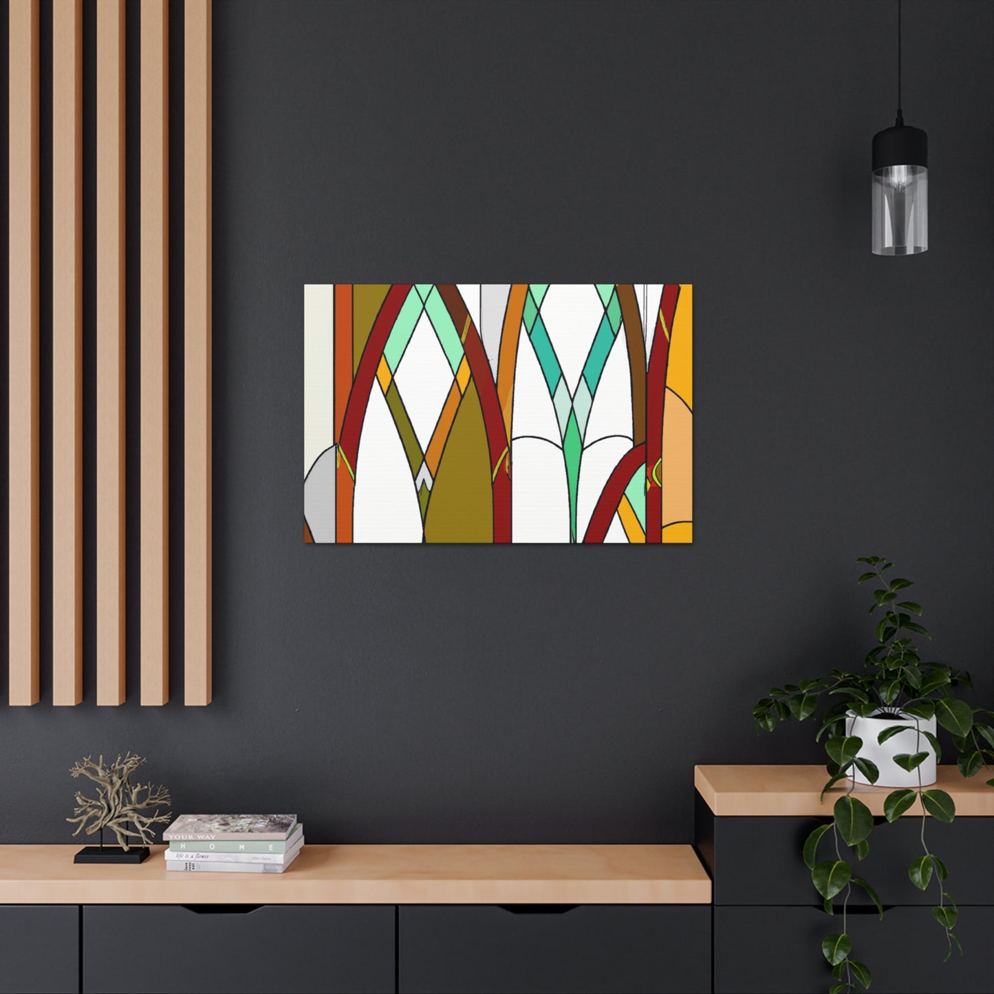 Arched- Glass Canvas