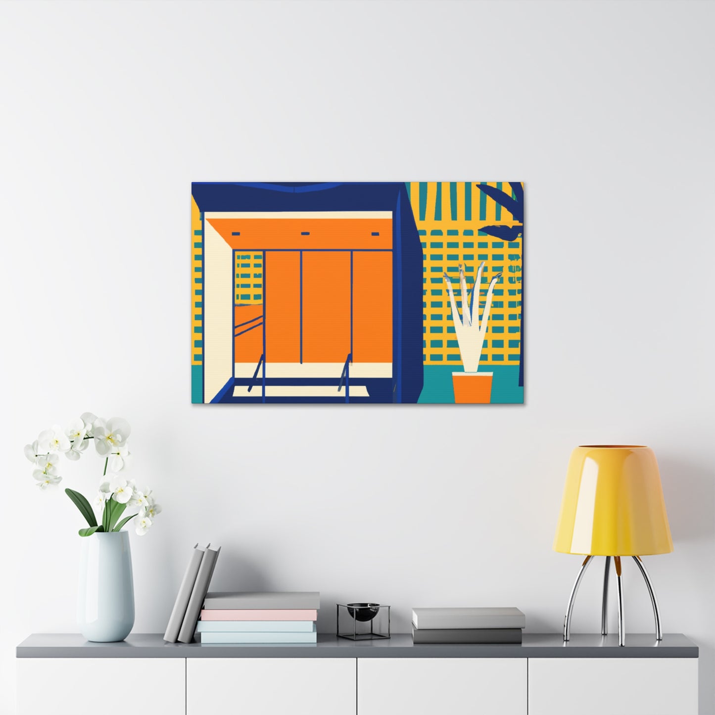 "Dazzle- Midcentury" - Canvas