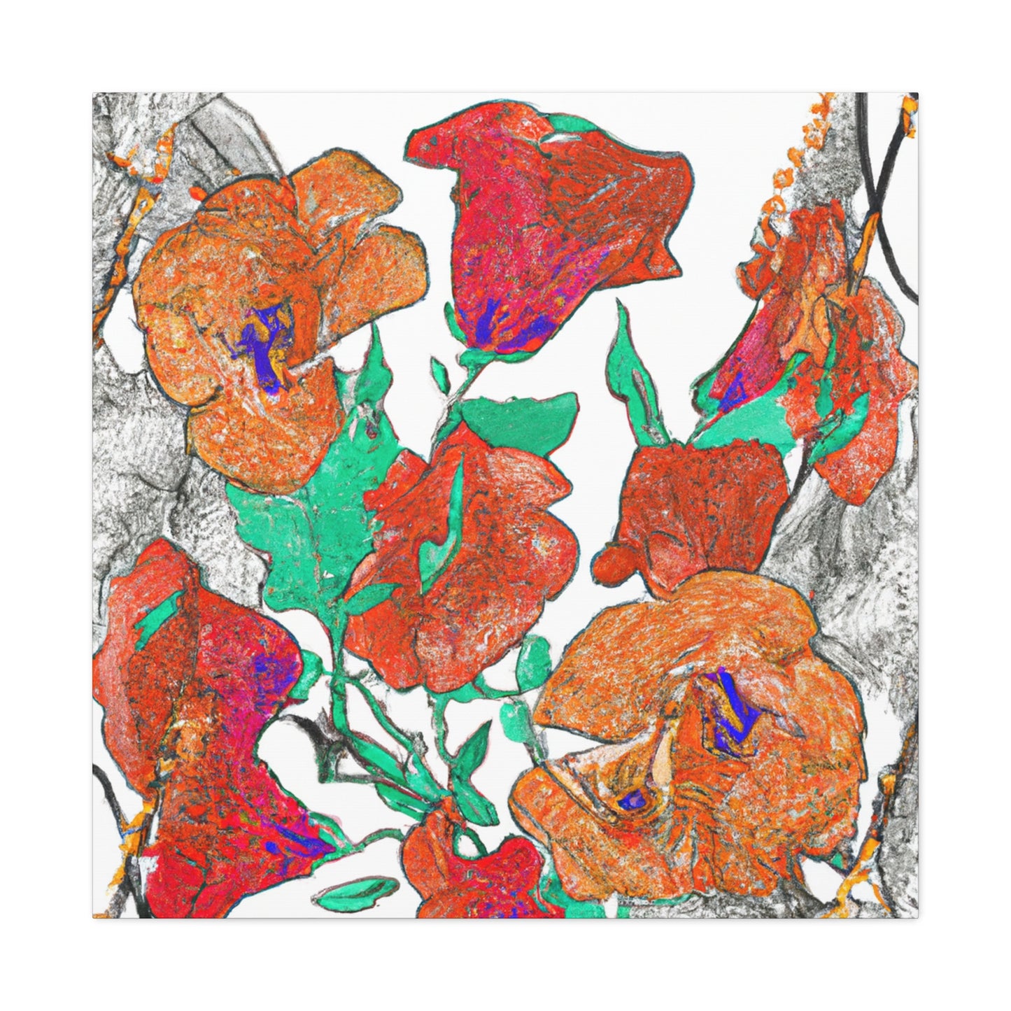 Loverenda - Floral - Canvas