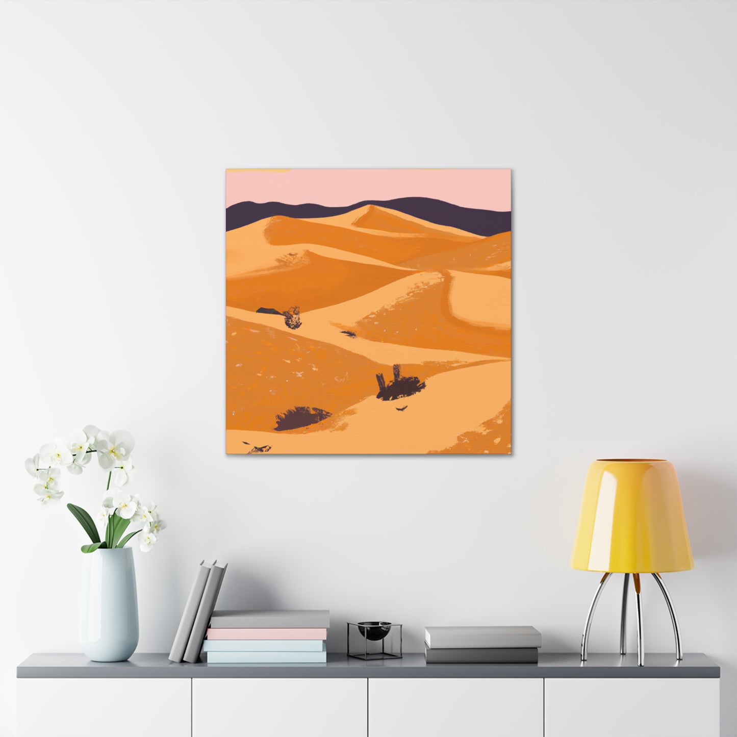 "Retro Reprised - Vintage Contemporary" - Desert Canvas