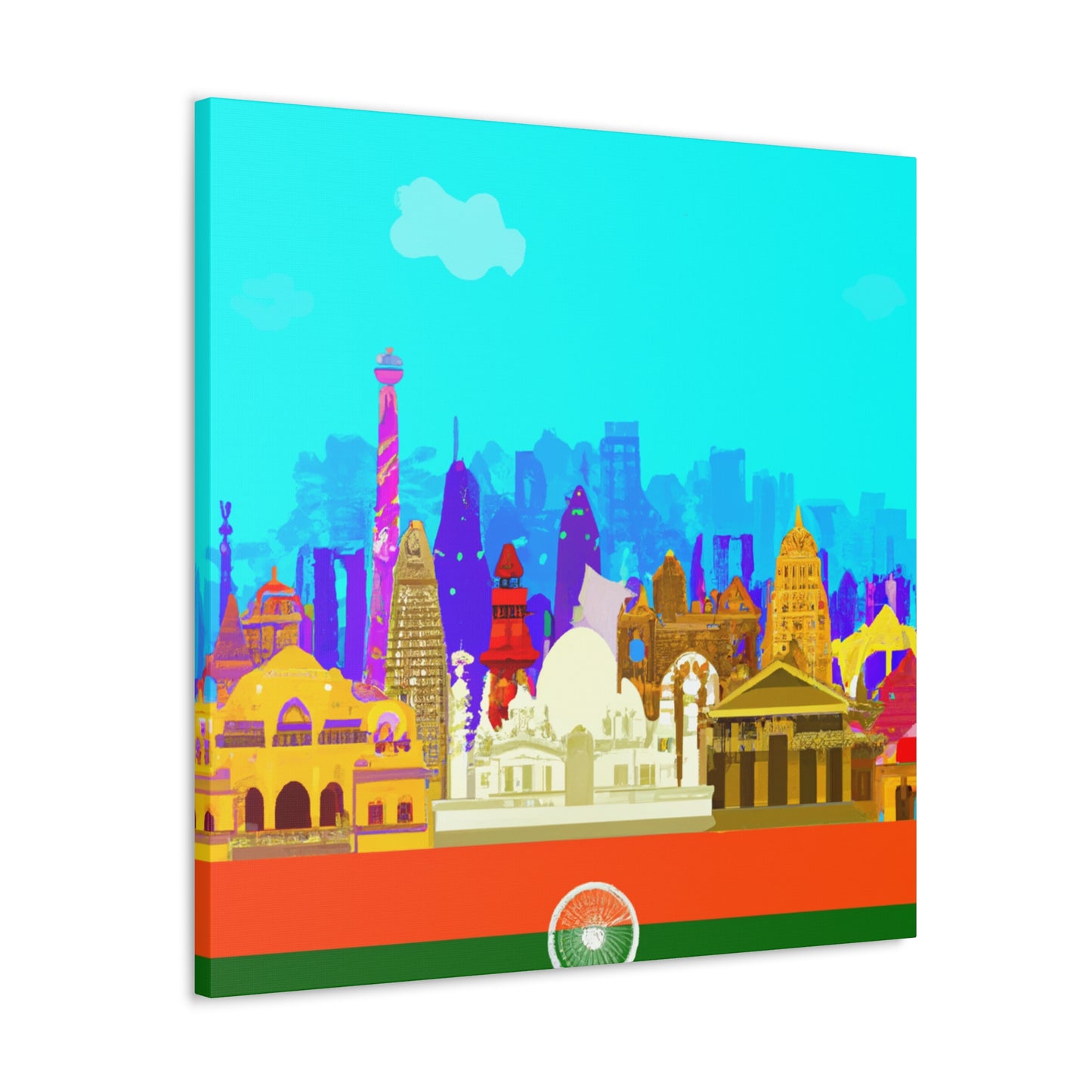 Vibrant Splendour - Destination India - Canvas