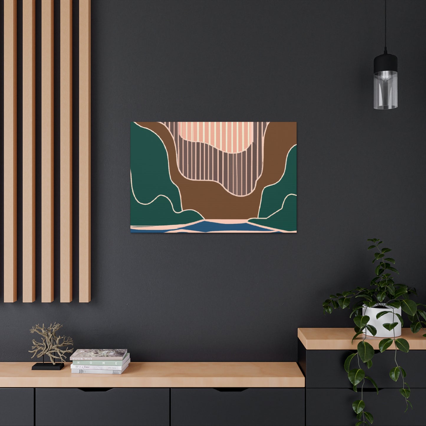 Whimsyfalls - Midcentury Canvas