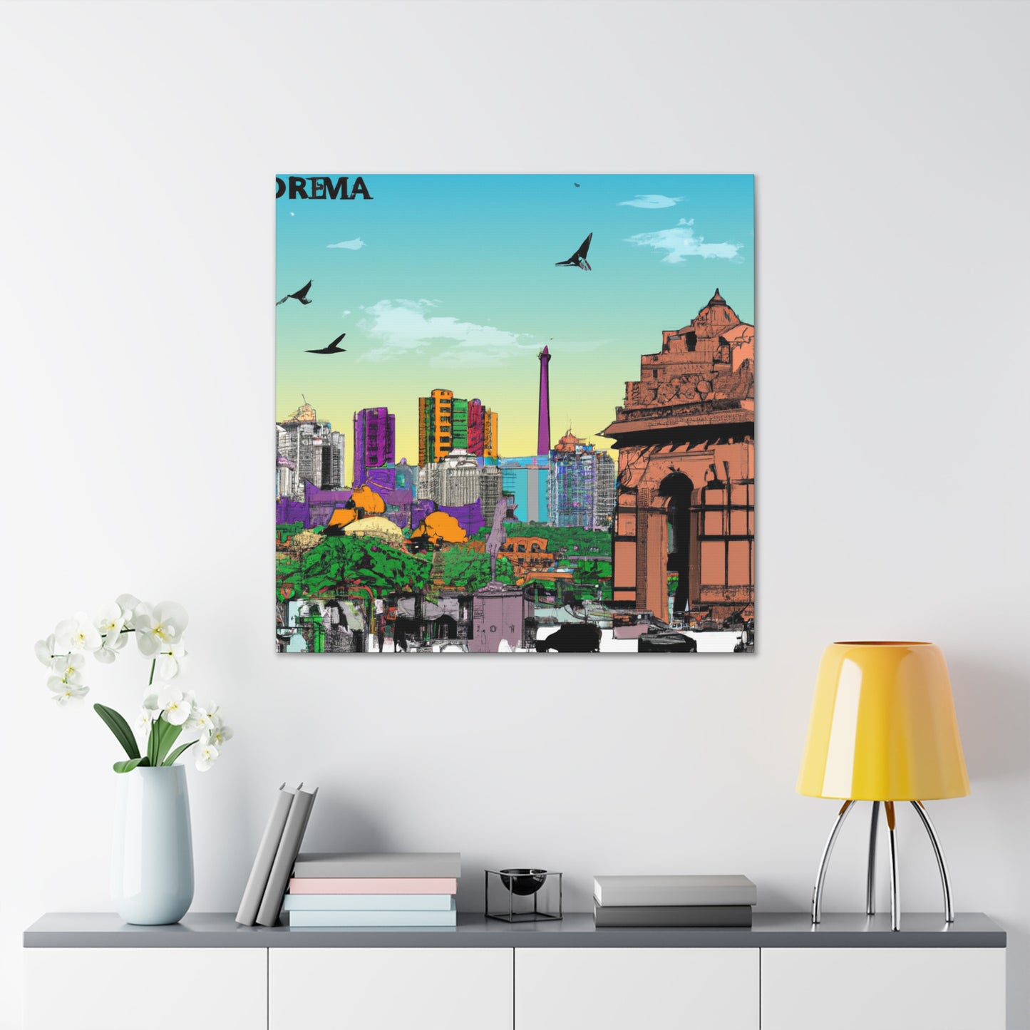 Pashmir Mountain - Destination India - Canvas
