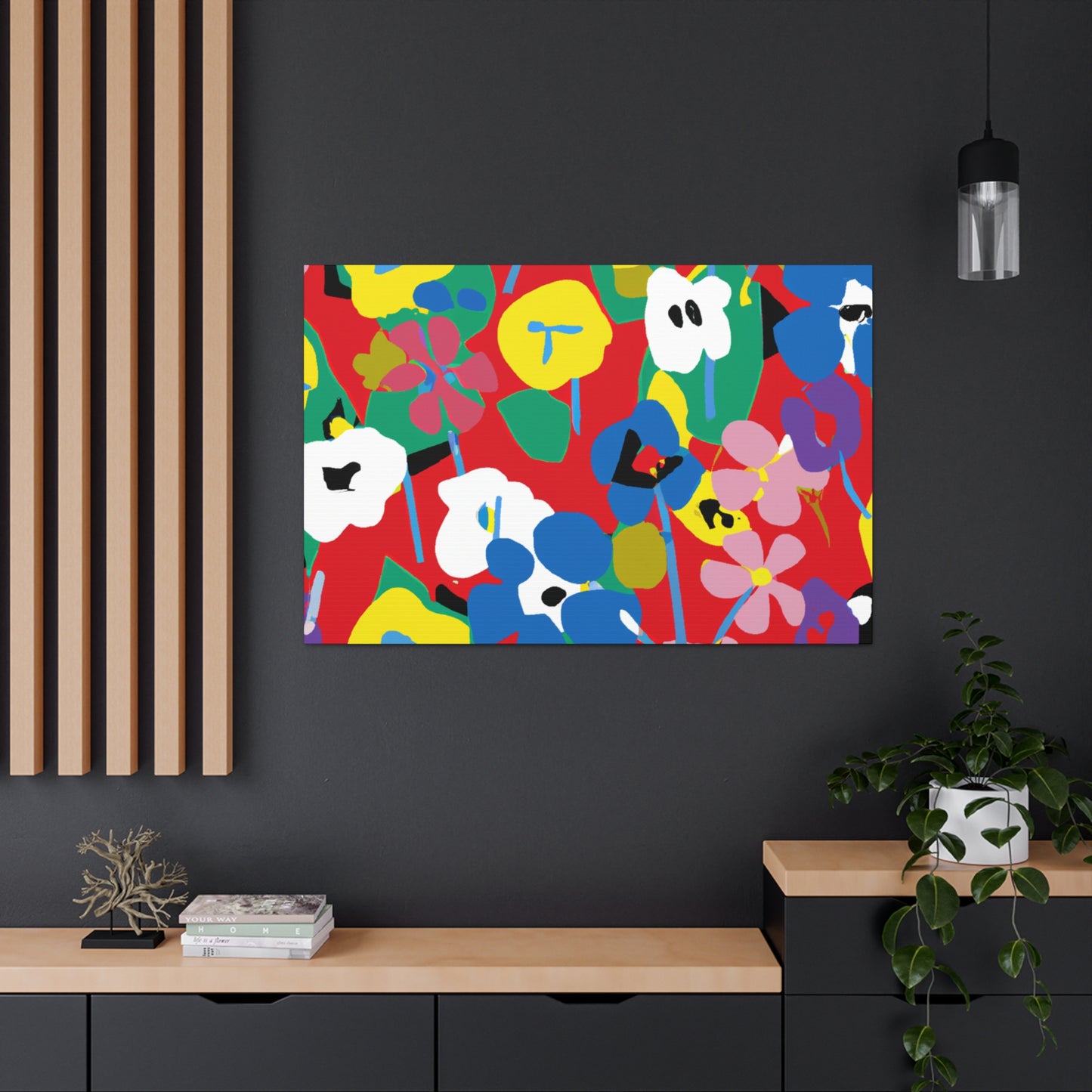 Flower Fairy Adventures - Floral Canvas