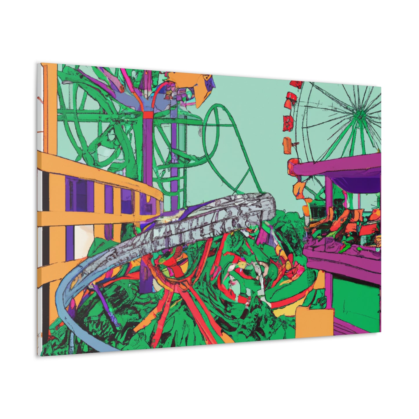 Sunshine Haven - Landscape - Amusement - Canvas