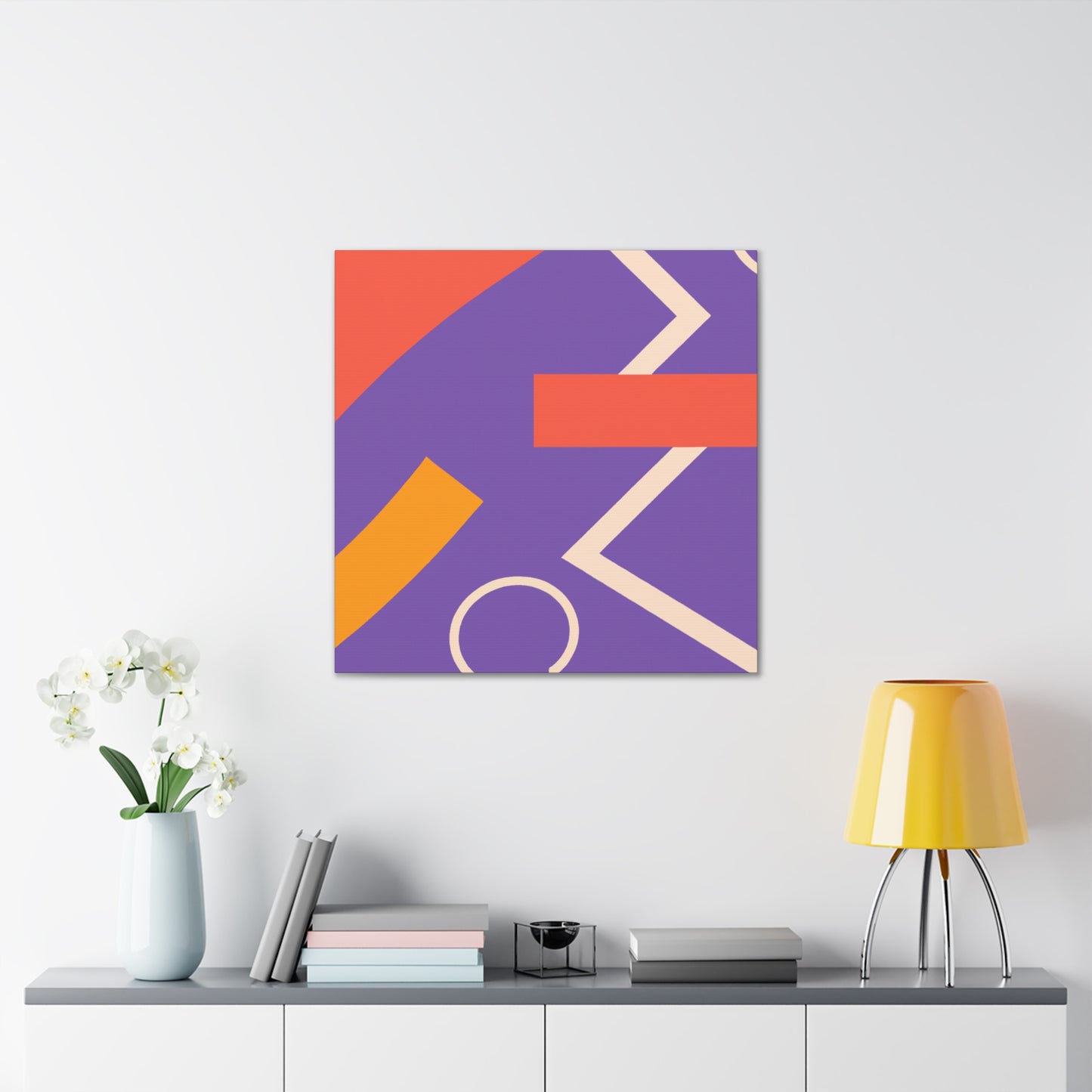 "Dancing Light - Midcentury" - Canvas