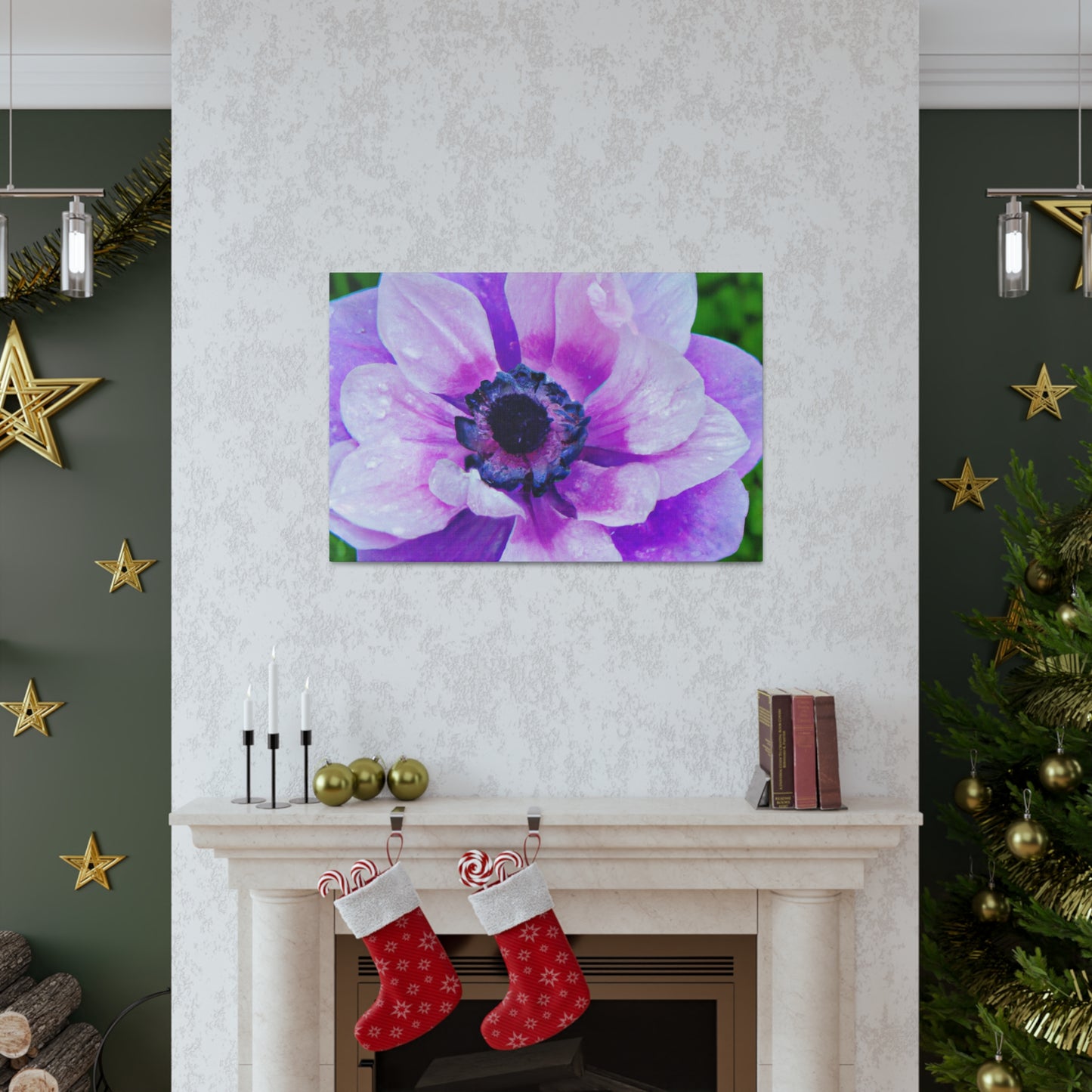 Garden Blooms. - Canvas - Floral