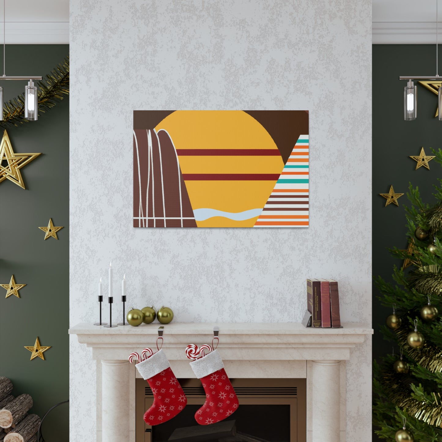 Peru- Midcentury Canvas