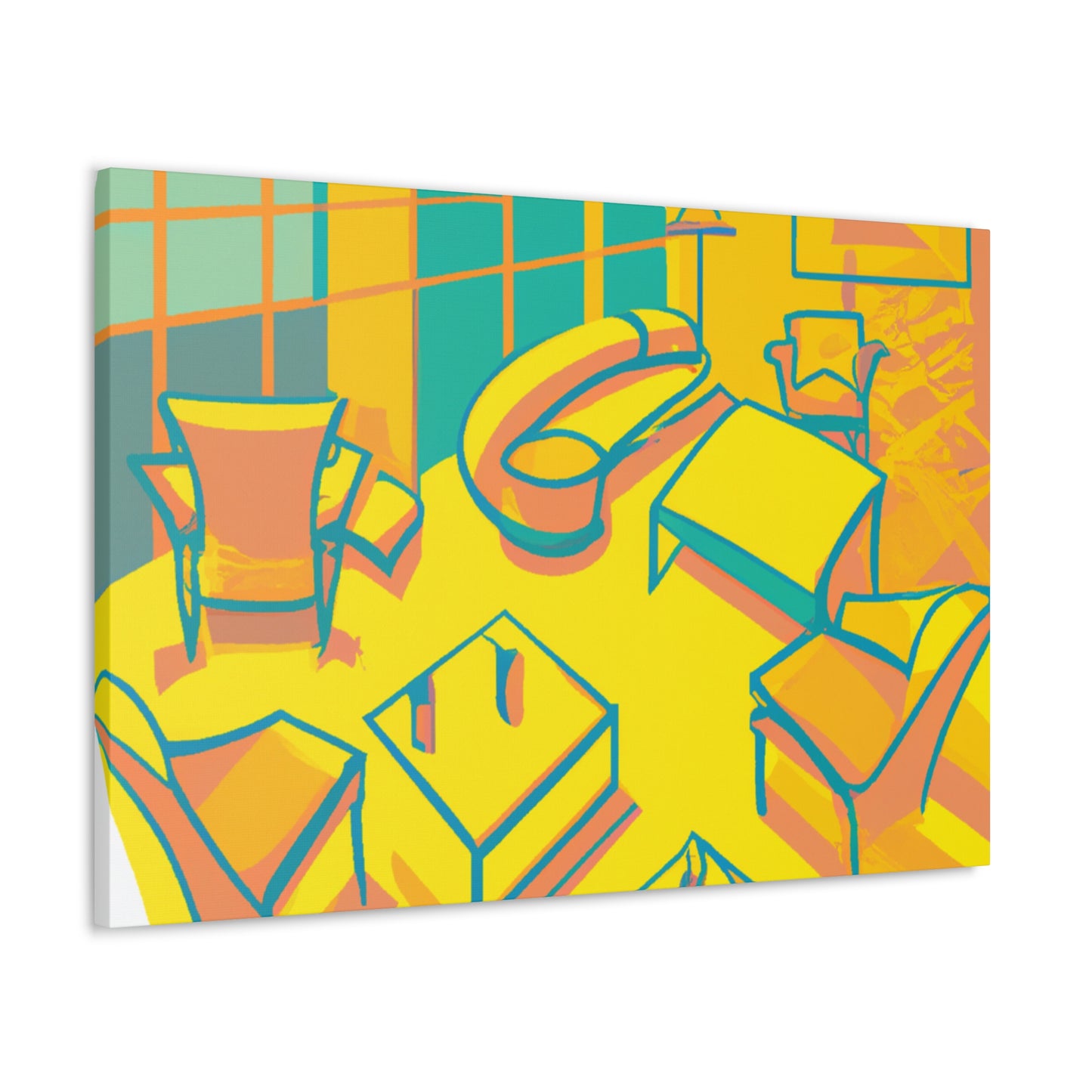 Pineapple Pop- Midcentury - Canvas