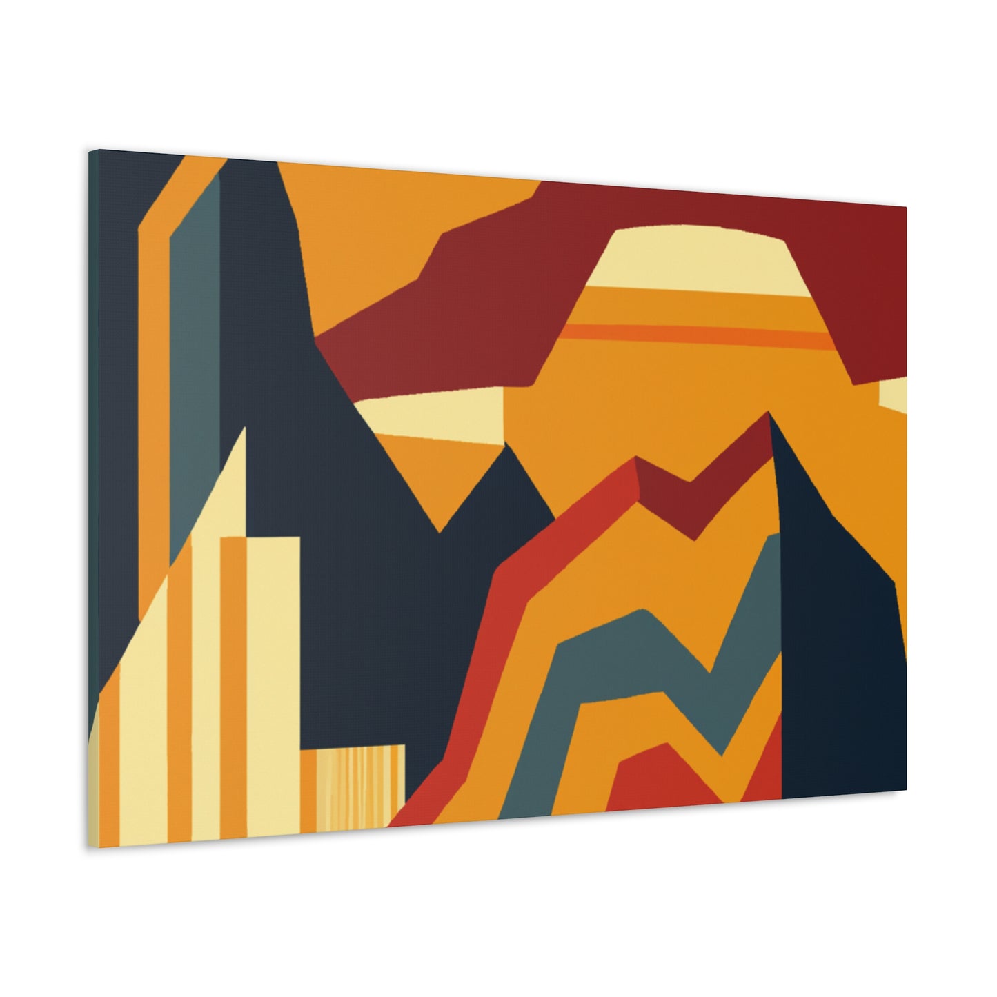 Barbicurl Lion - Midcentury Canvas - Abstract