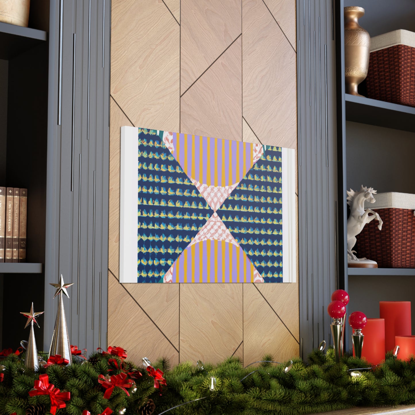 Hourglass - Midcentury Canvas