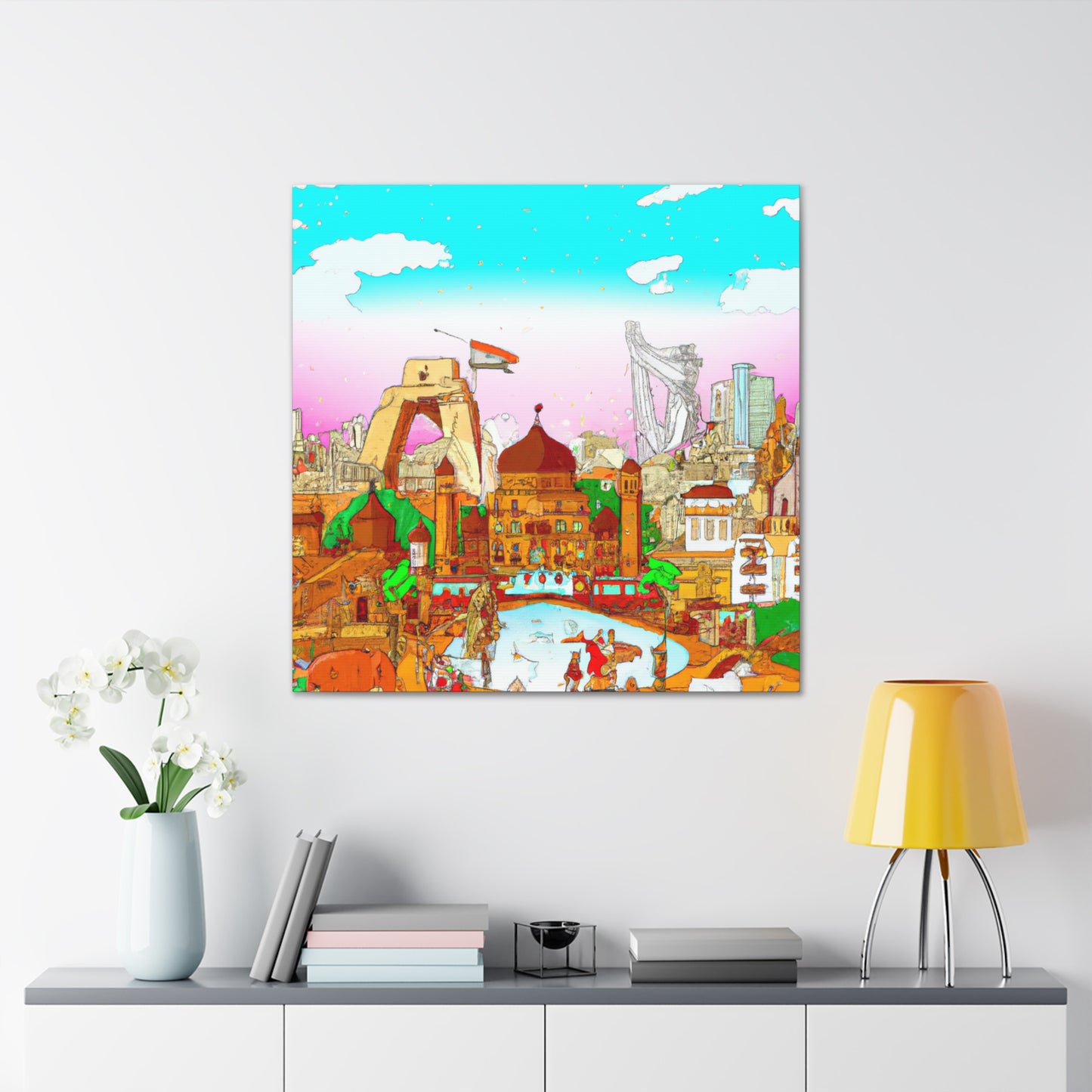 Kashmiri Splendour - Destination India - Canvas