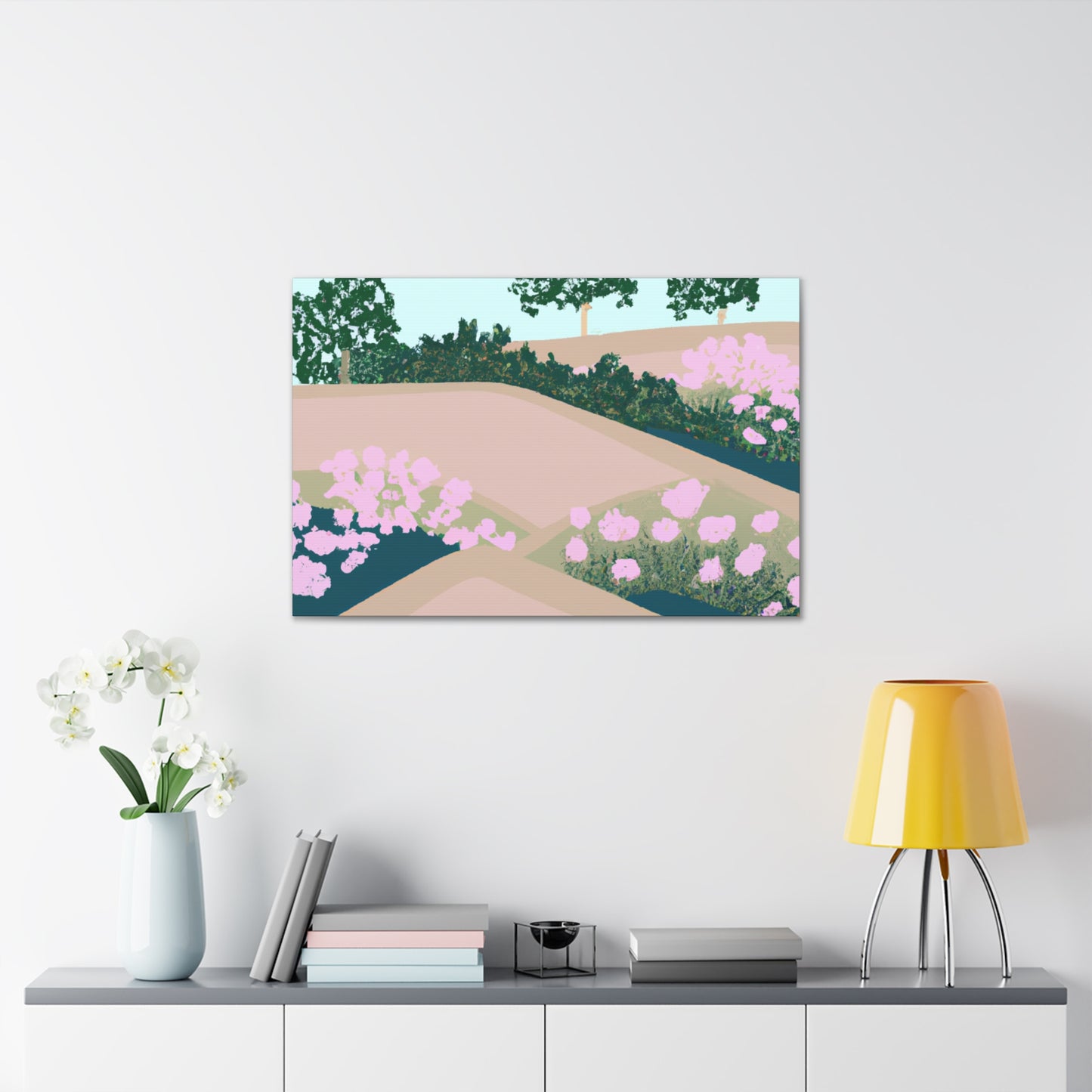 Floral Fantasy - Landscape - Canvas