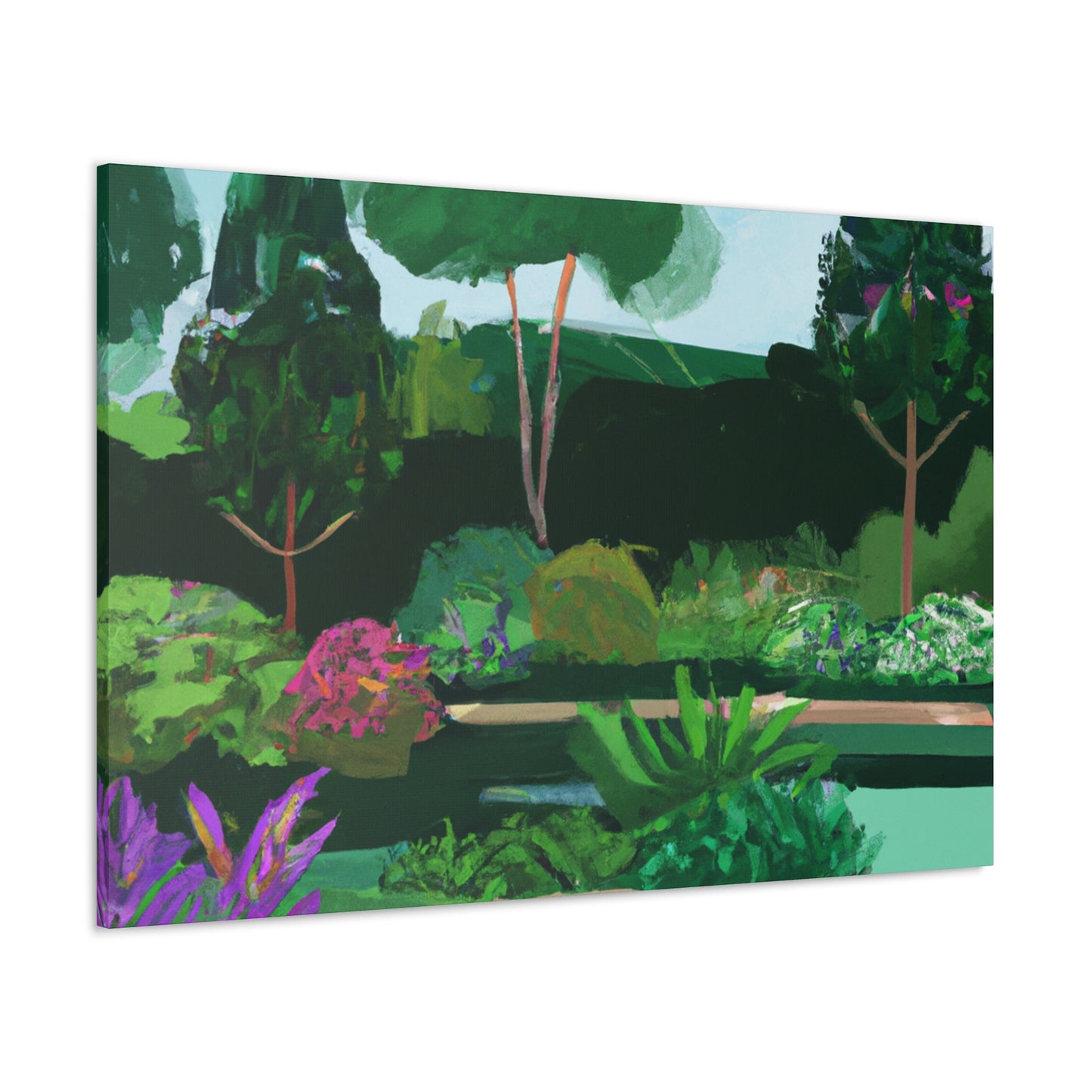 Flowering Fields - Landscape - Canvas