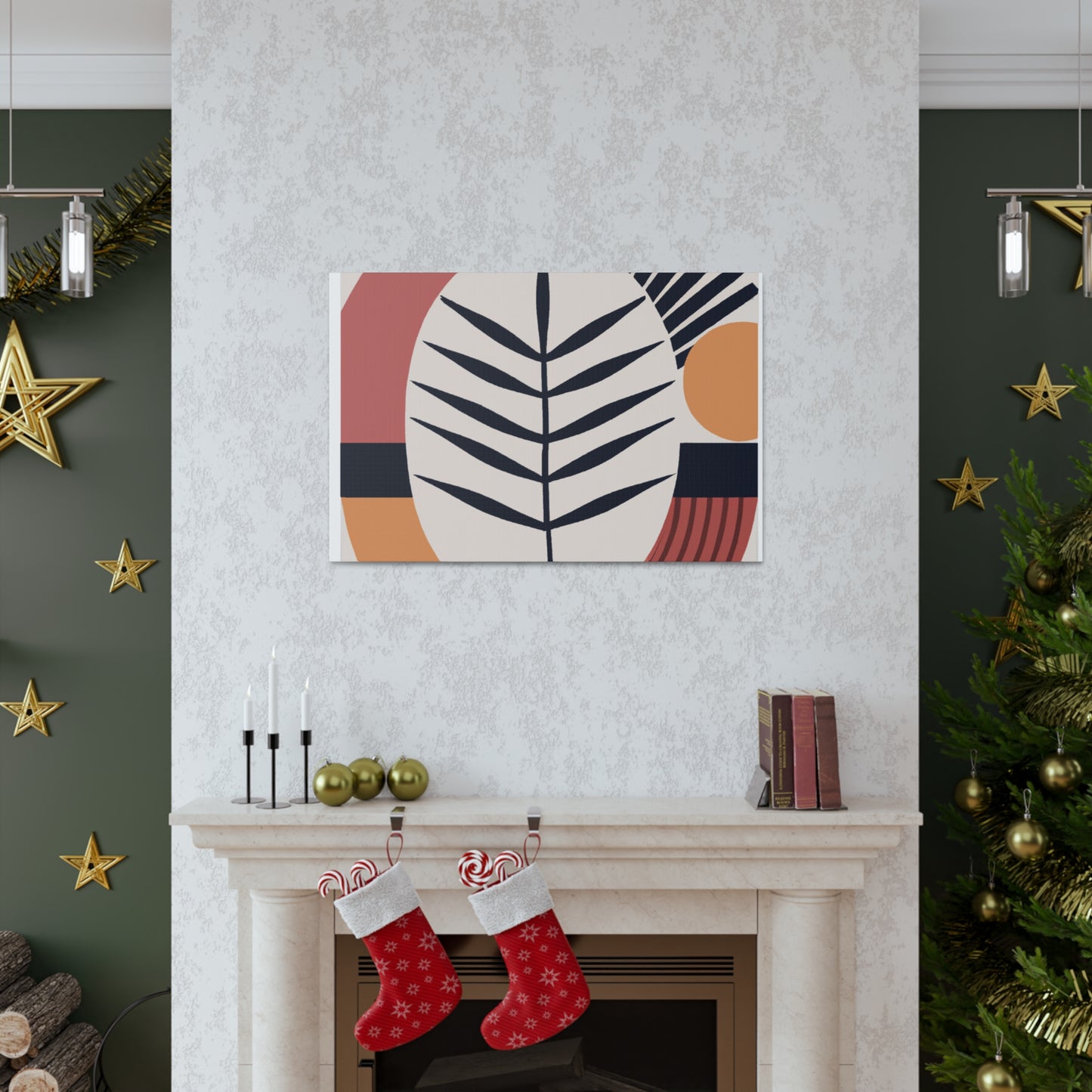 Leafy Slothion - Midcentury Canvas