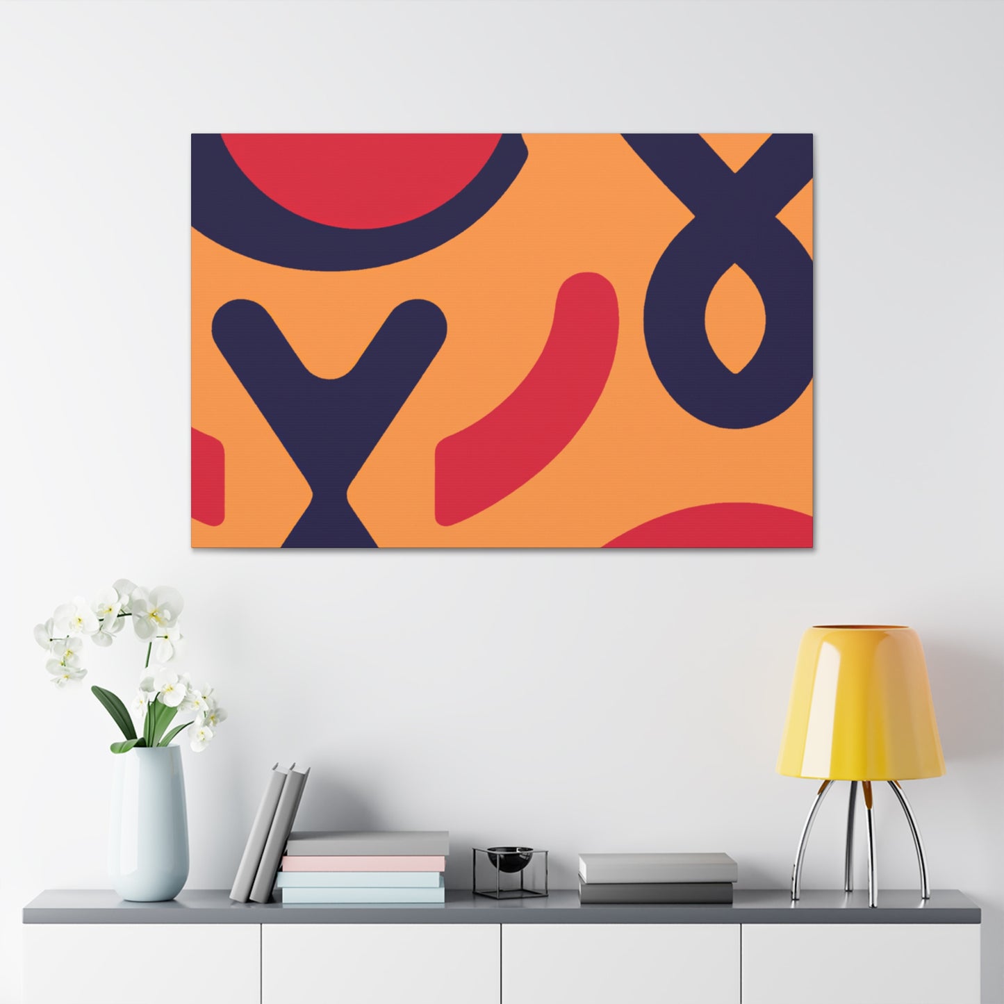 Elemental Splendor - Midcentury - Canvas