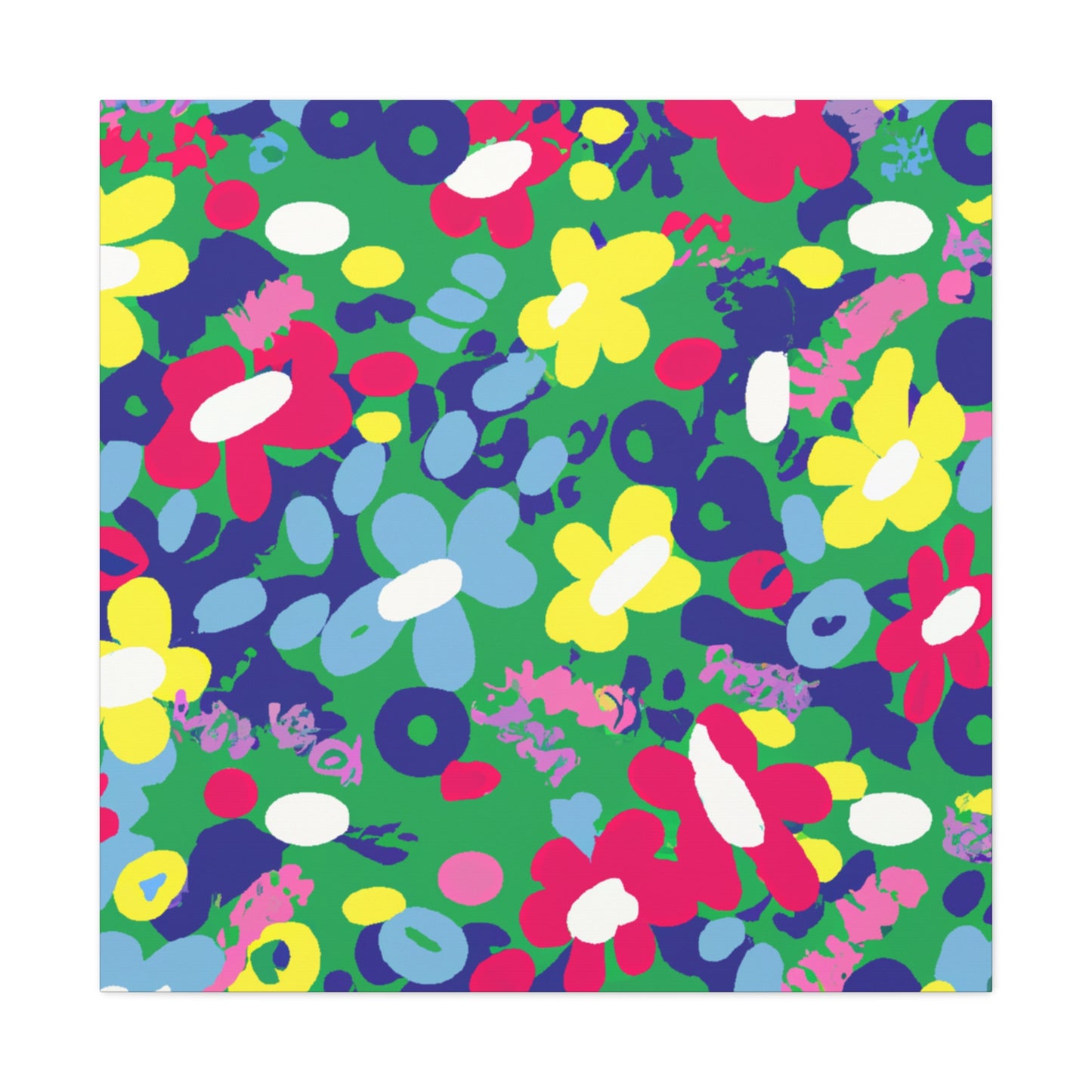 Bluestream - Floral - Canvas