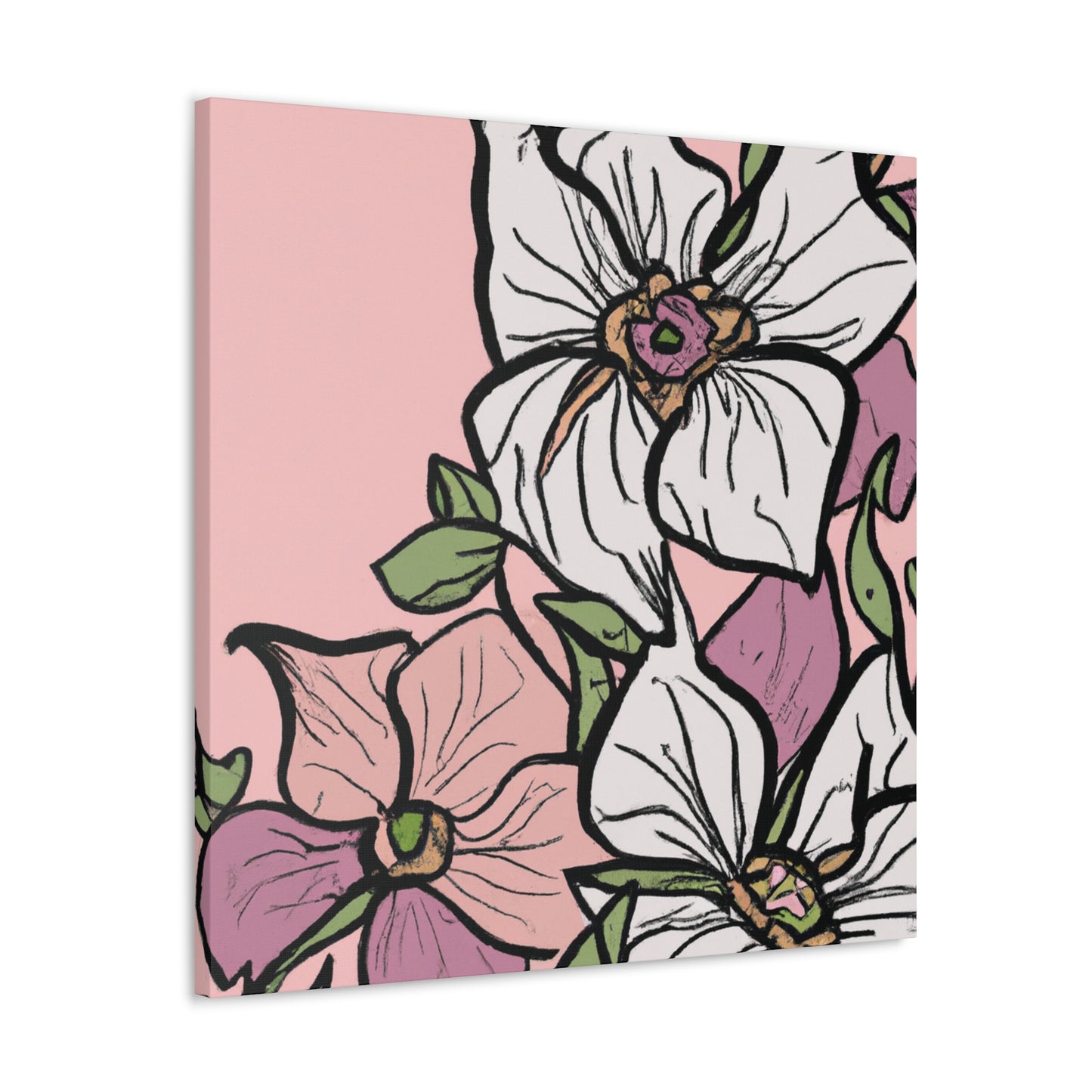 Blossomella - Floral - Canvas