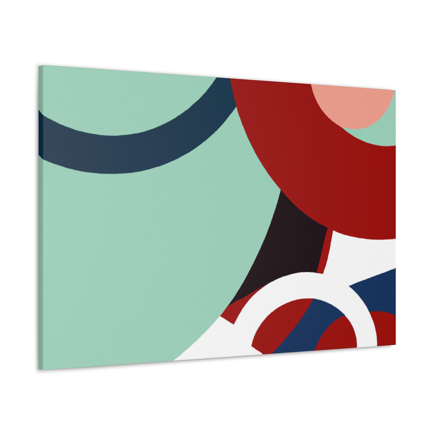 "Scintillating Sunrise - Midcentury" - Canvas