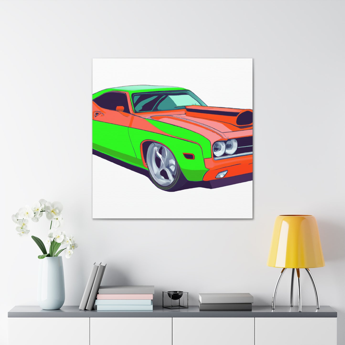 The Road Devil - Automobile - Canvas