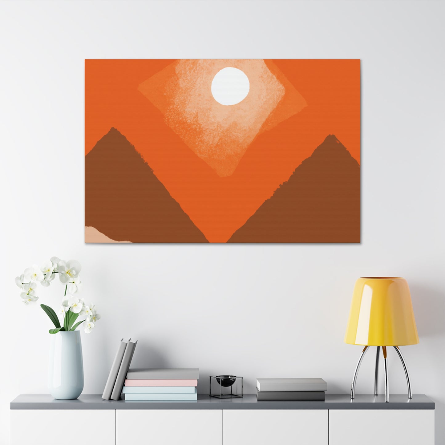 The Empire Chair - Vintage Contemporary - Desert Landscape - Canvas