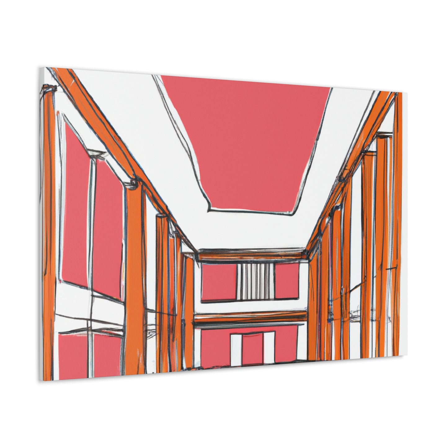 Claudine de Montport - Canvas - Architectural