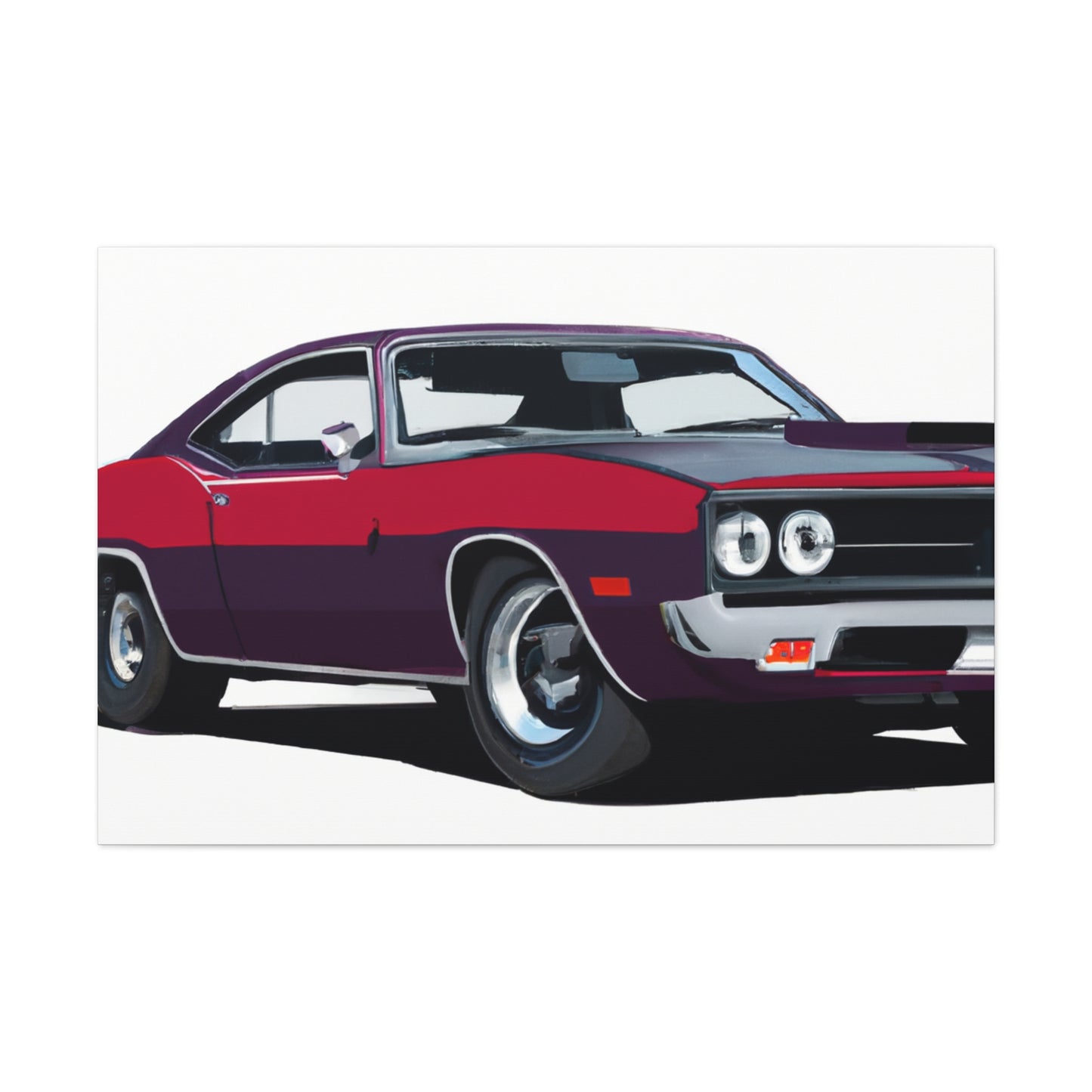 The Blazing Bullet - Automobile - Canvas