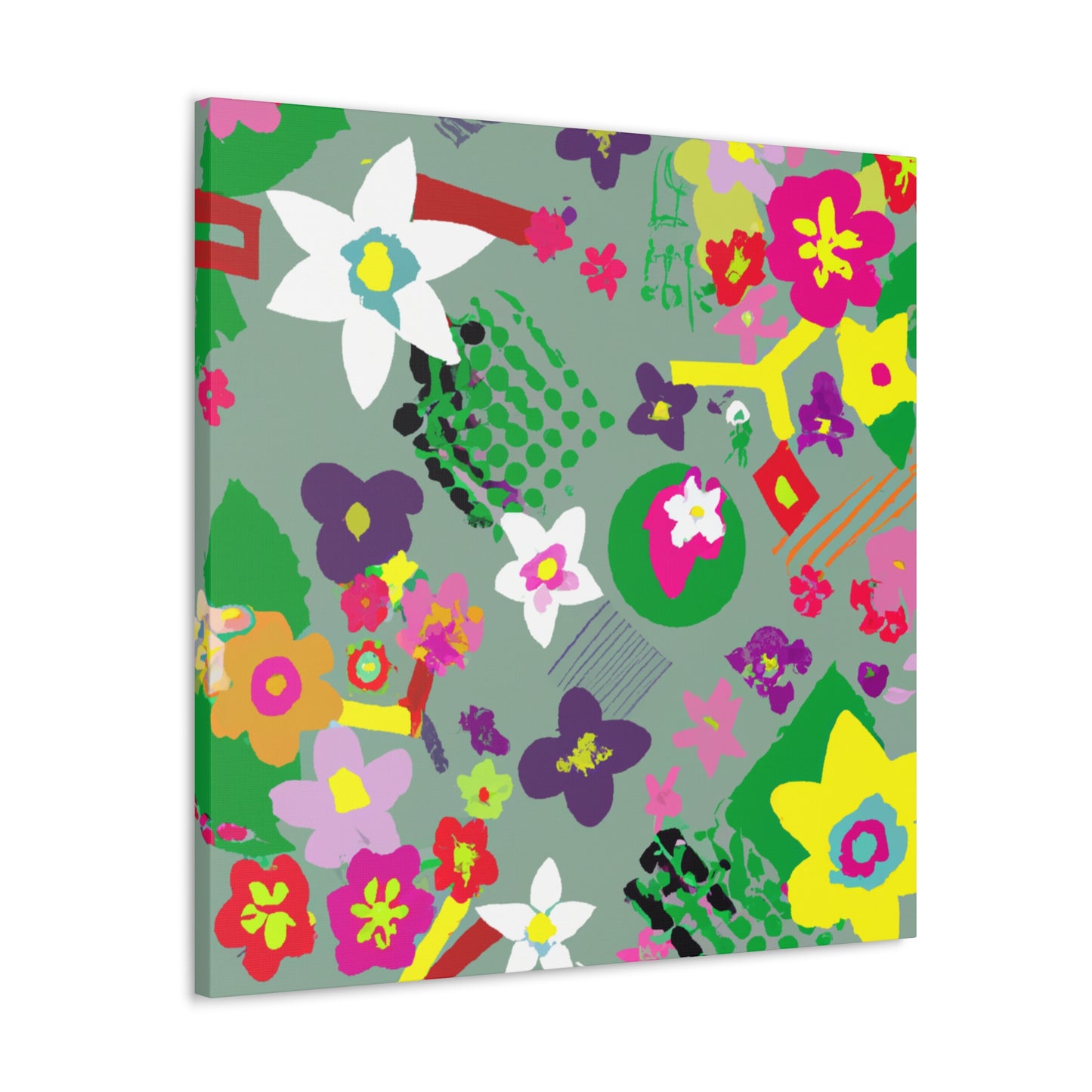 "The Petals of Paradise" - Floral Canvas