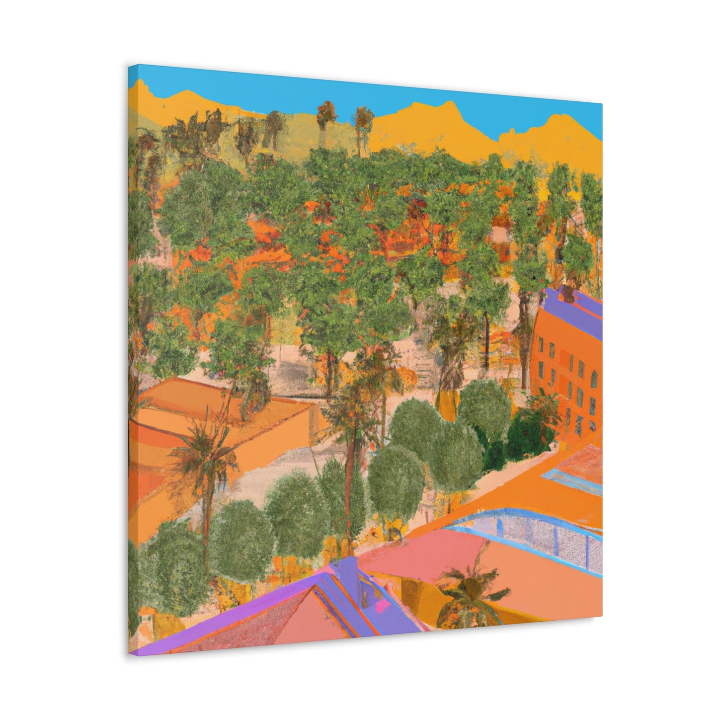 Desert Mirage - Architectural - Canvas