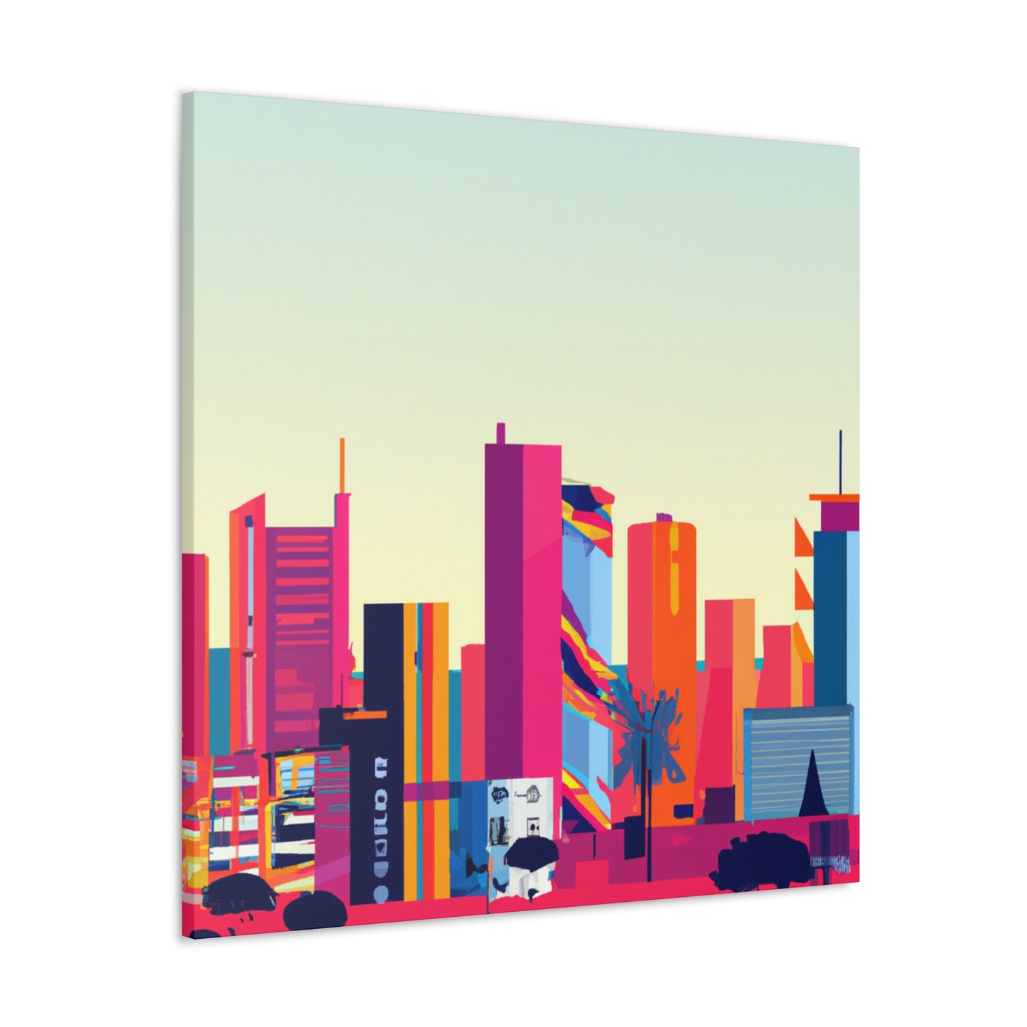 Machu Market - South America - Canvas