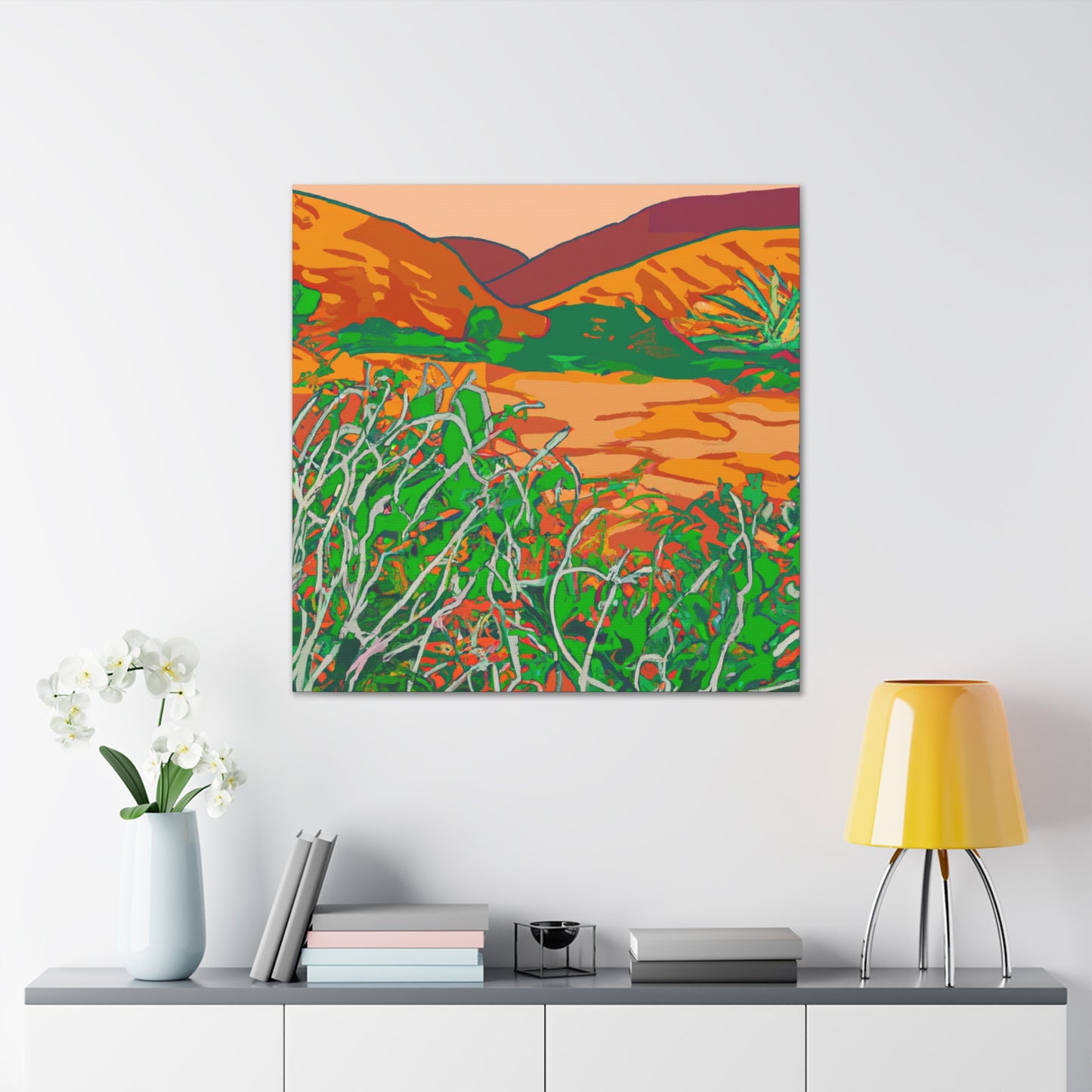 Sandy Dunes-Landscape - Canvas - Desert