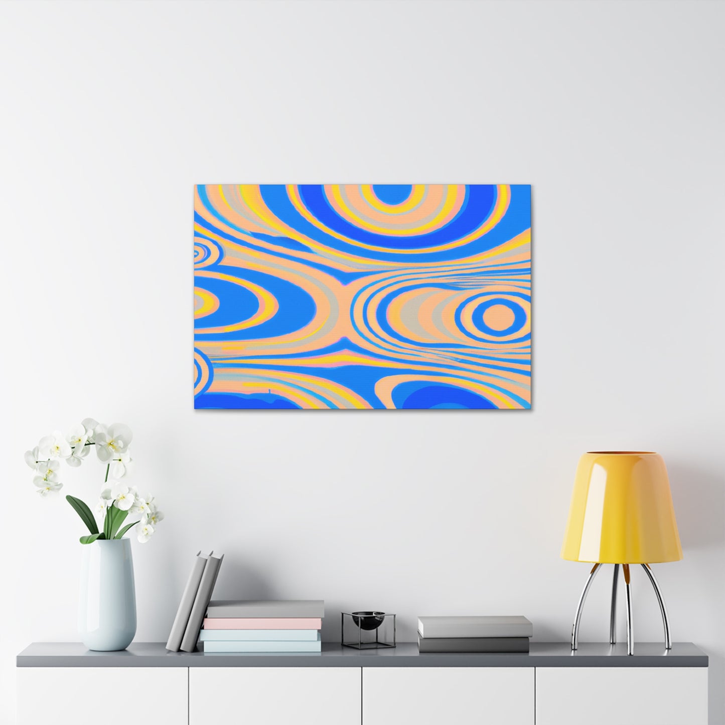 Aqua Flesh - Abstract - Canvas