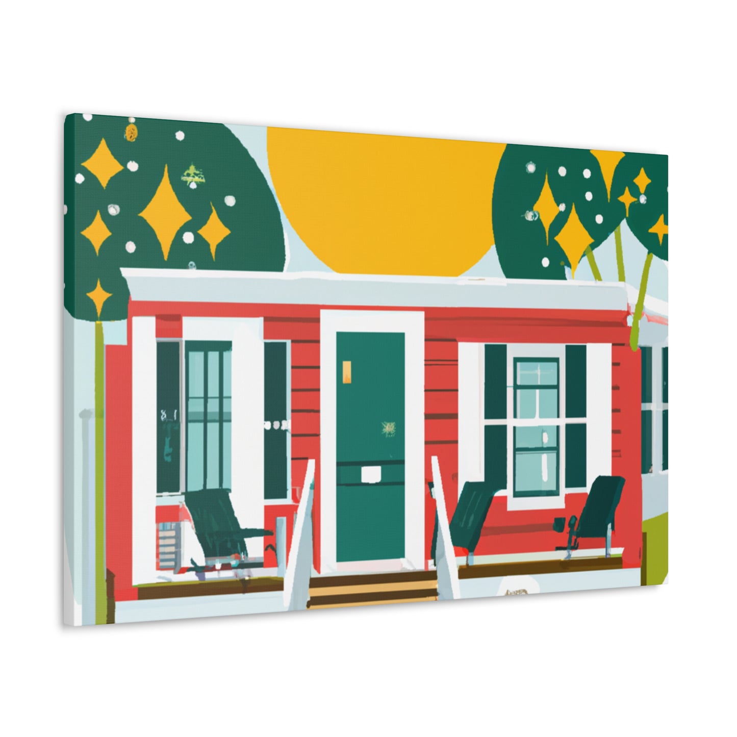 Uproot- Midcentury - Canvas