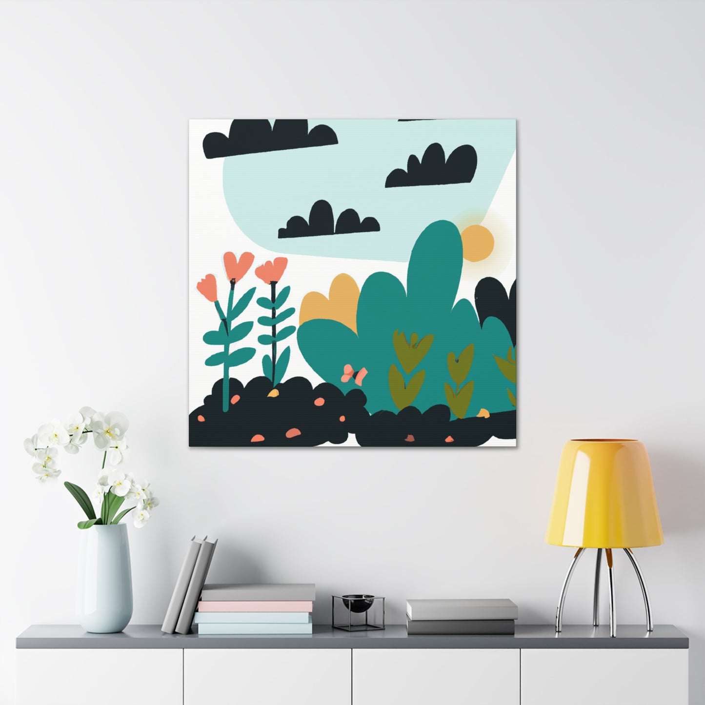 Blooming Harmony- Landscape - Canvas
